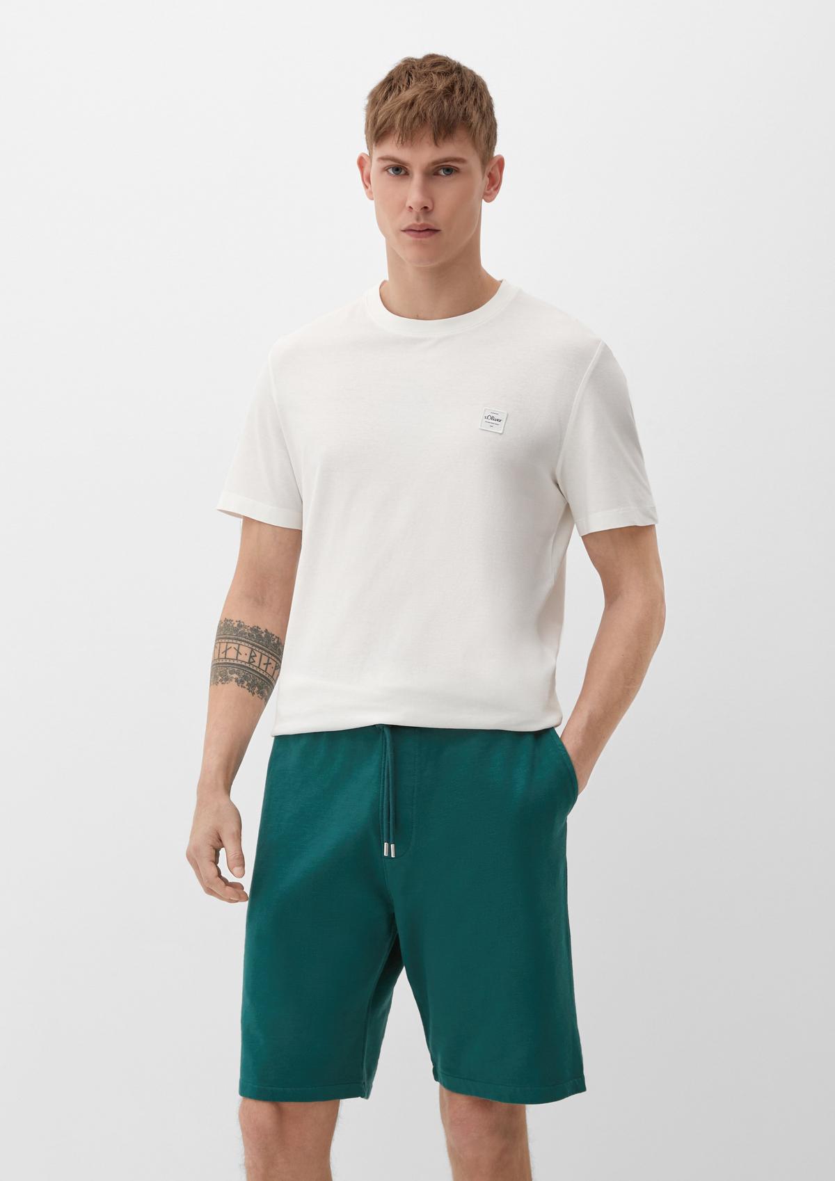 s.Oliver Relaxed: teplákové kalhoty s elastickým pasem