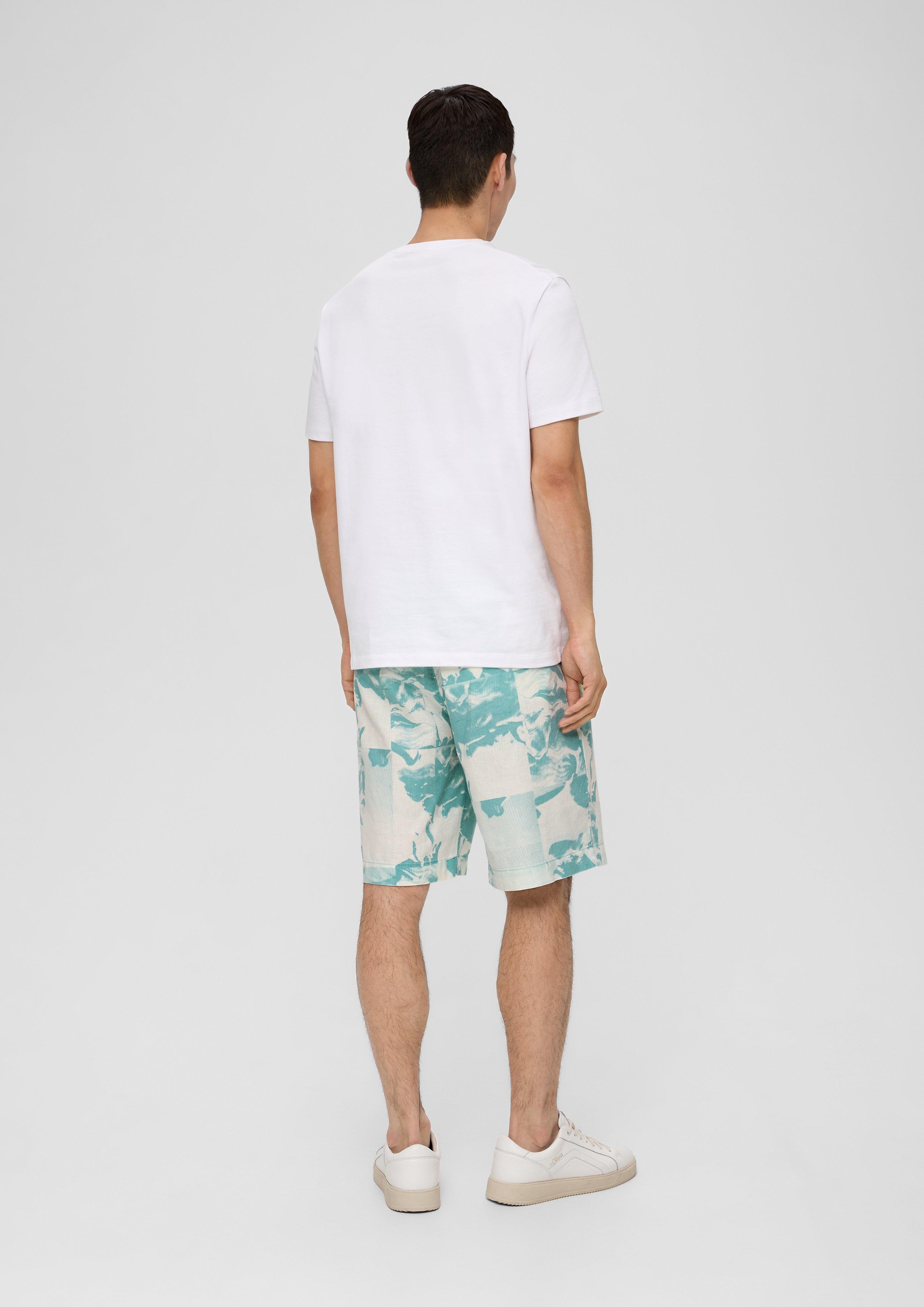 Magnolia Linen Bermuda Shorts - Olive