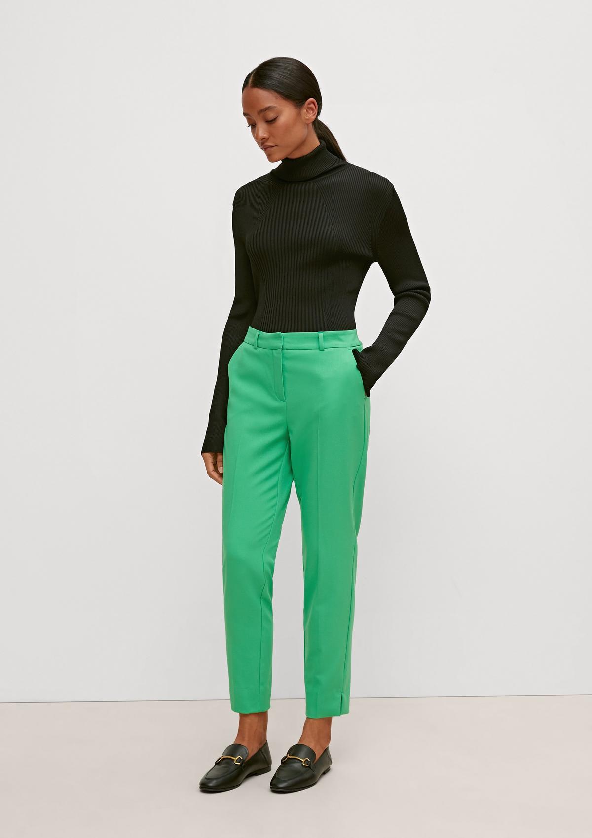 comma Slim Fit : pantalon de texture tissée