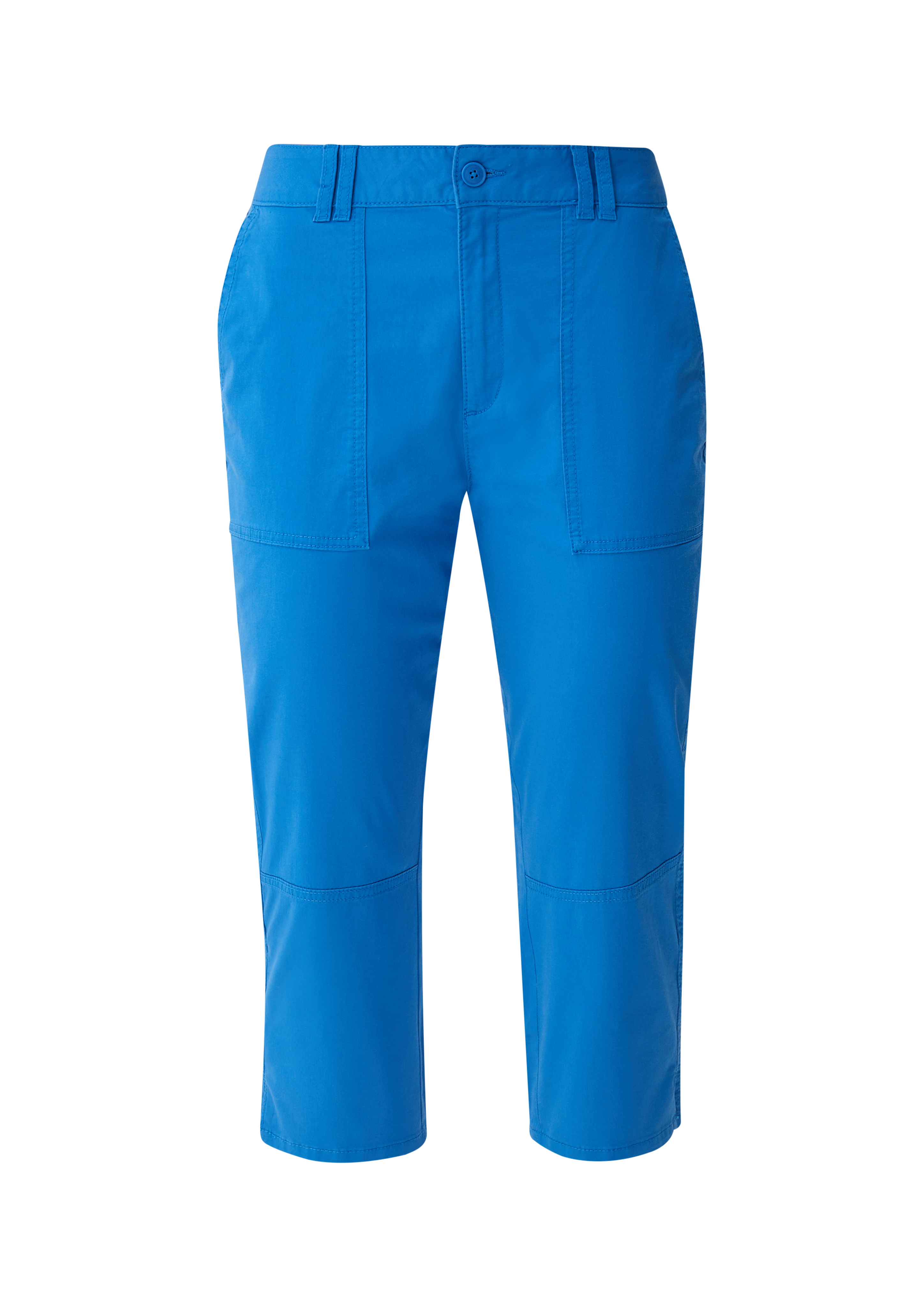 s.Oliver - Relaxed: Caprihose doppelten Gürtelschlaufen, Damen, blau