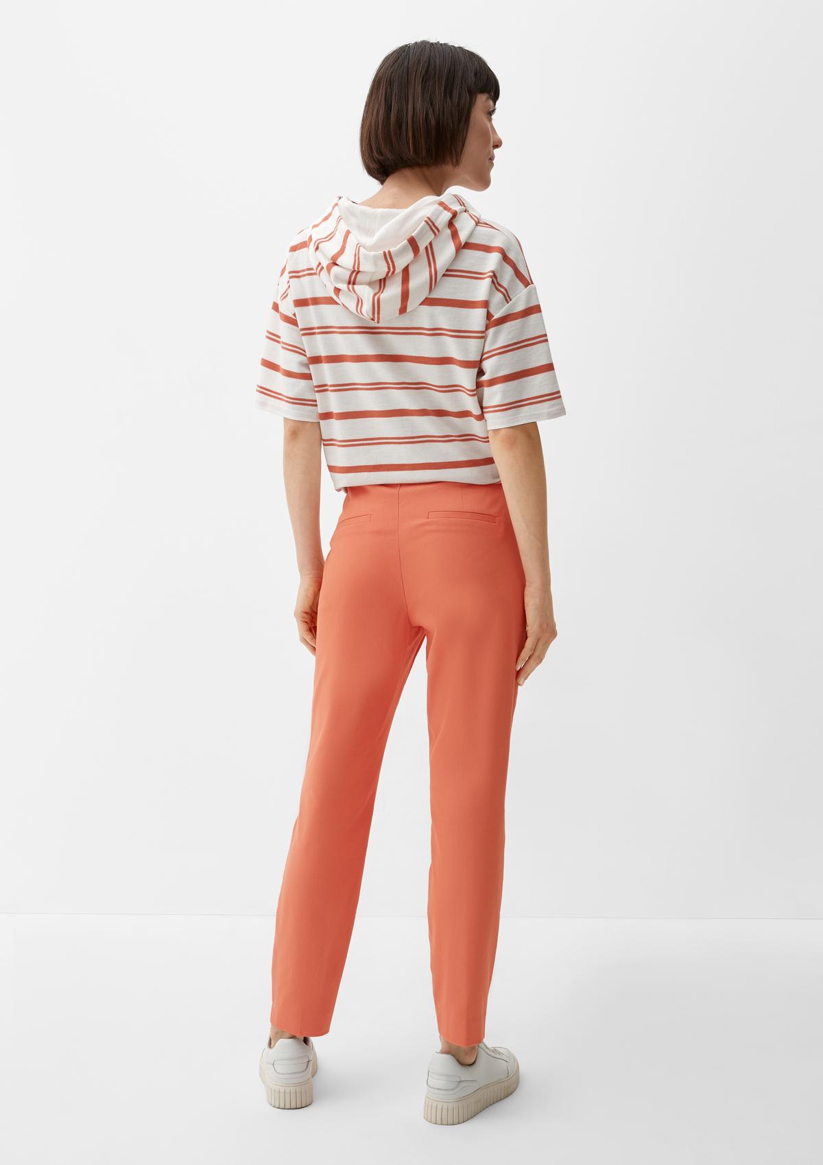 s.Oliver Regular fit: cigarette trousers with a high-rise waistband