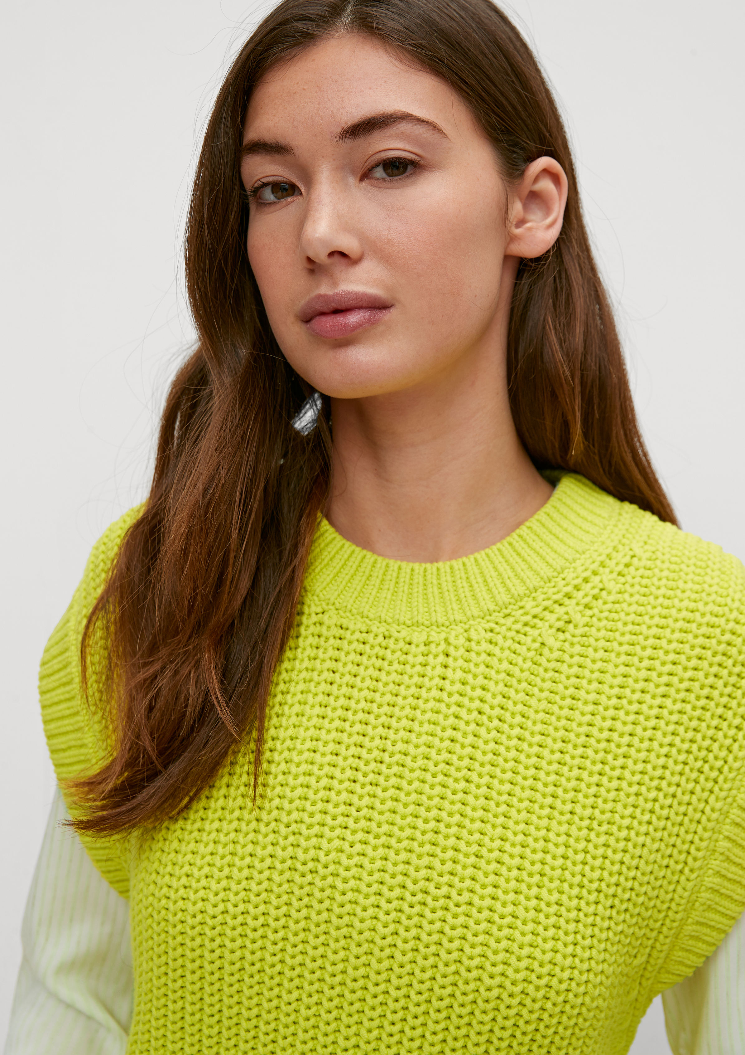 Sleeveless Jumper Made Of Knit Fabric Lemon Comma