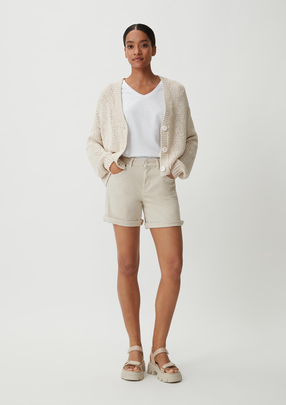 comma Regular fit: denim shorts in a five-pocket design