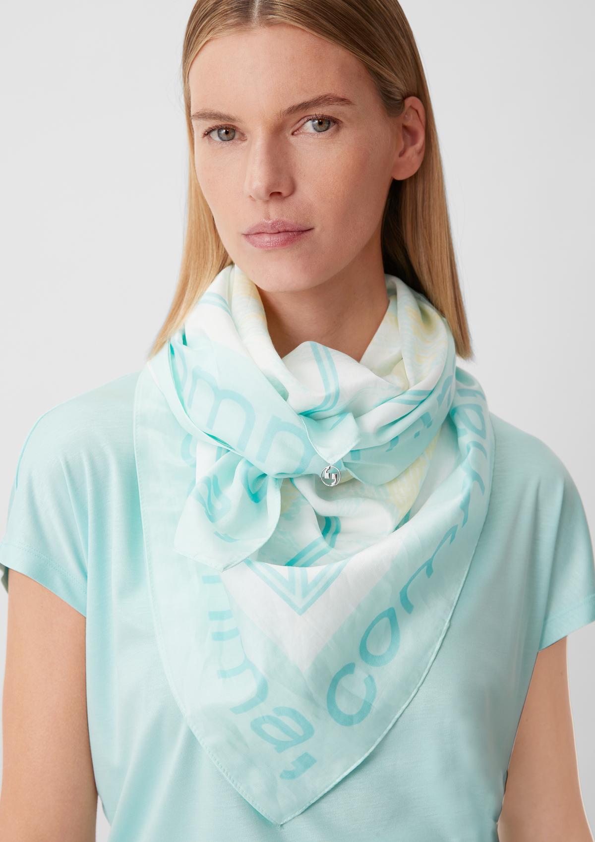 comma Silk blend scarf