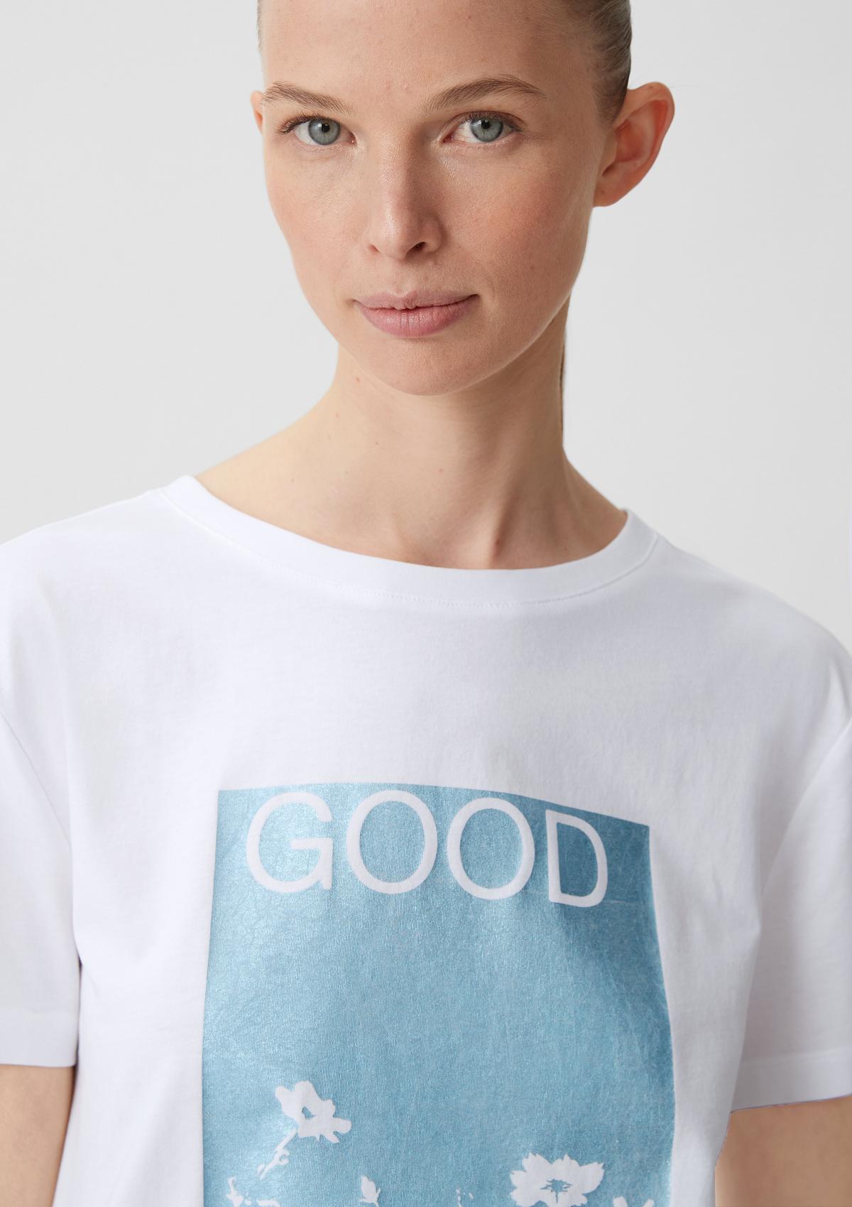 comma T-Shirt mit Stickerei