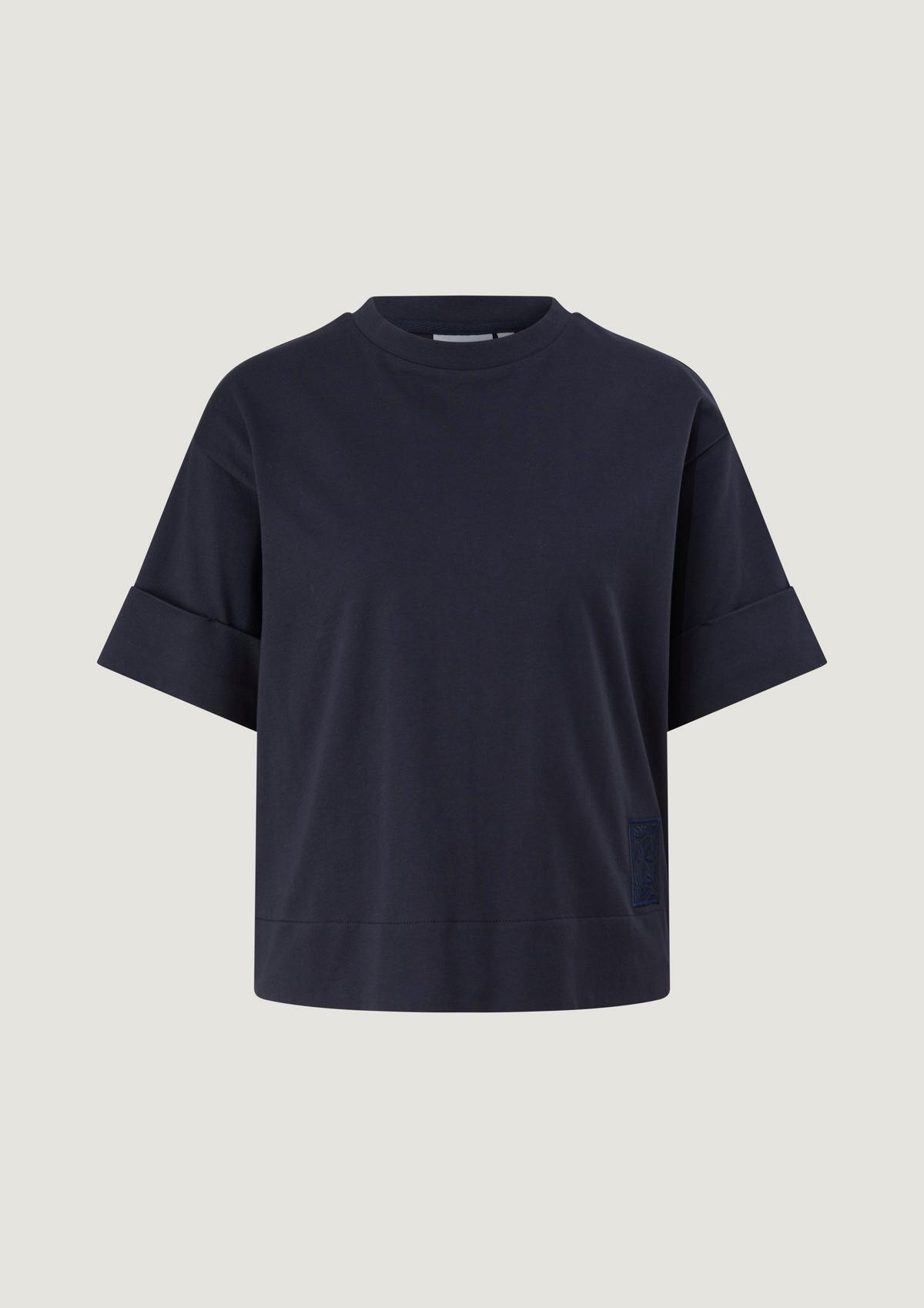 comma T-Shirt mit Stickdetail