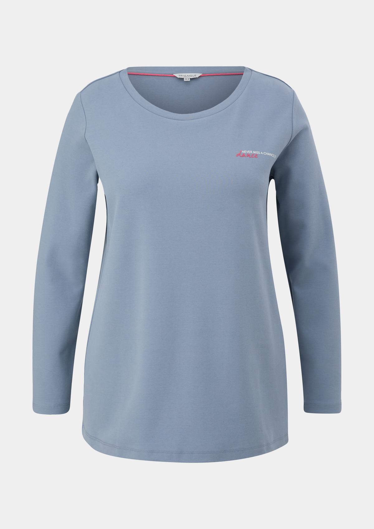 s.Oliver Long sleeve top in stretch cotton