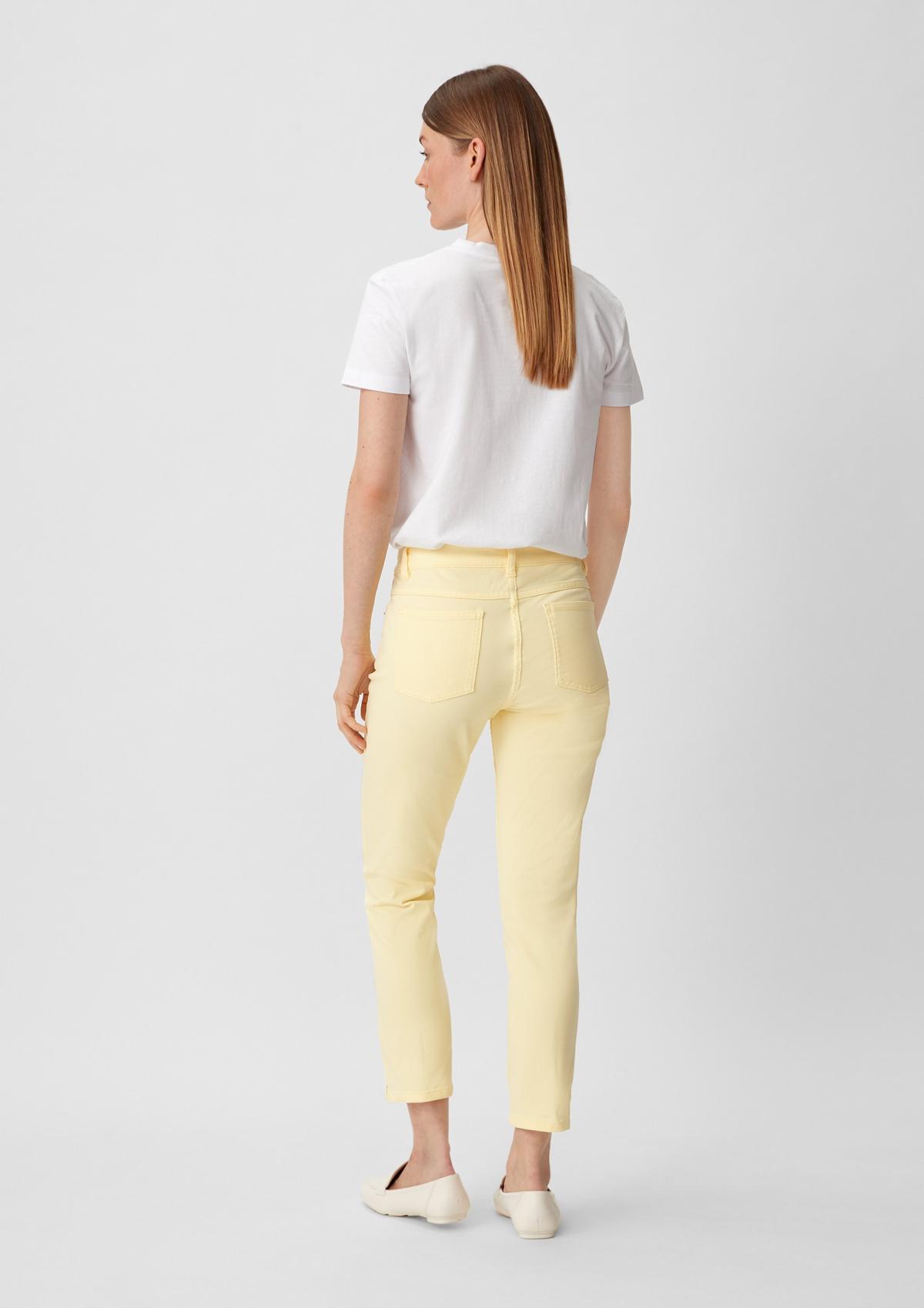 comma Slim fit: ankle-length trousers