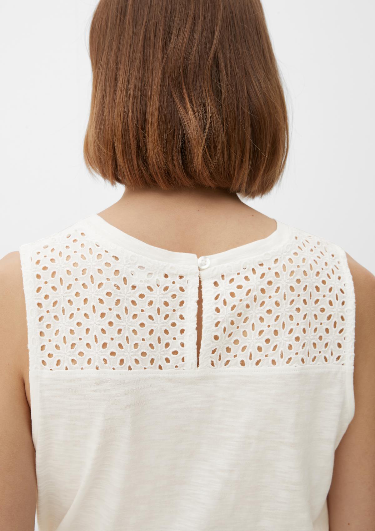 s.Oliver Top with broderie anglaise
