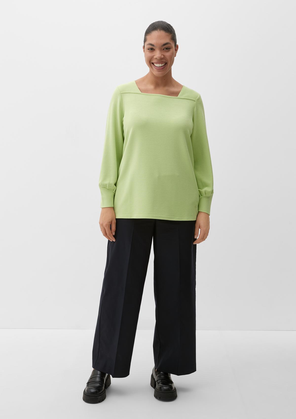 s.Oliver T-shirt with a square neckline
