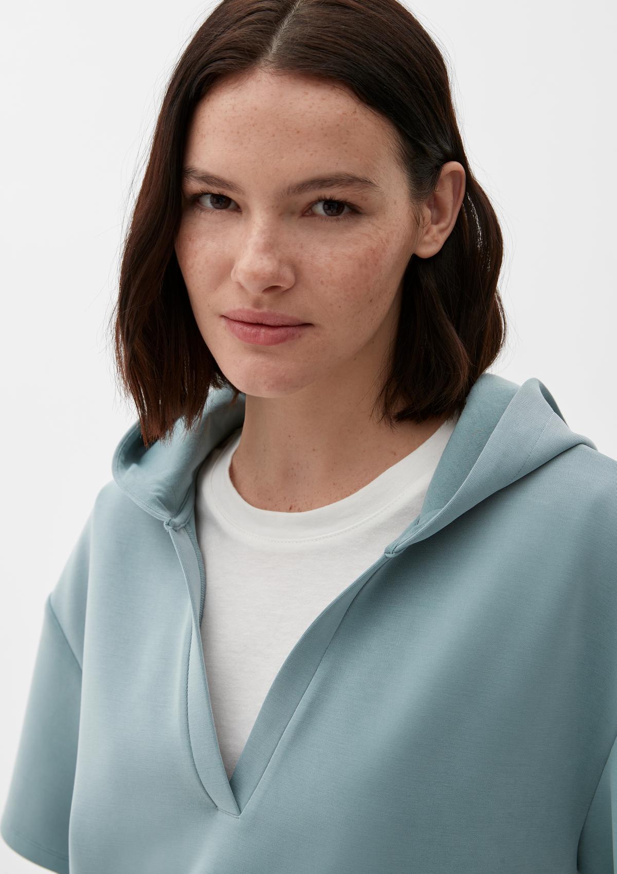 s.Oliver Hooded sweatshirt made of a modal blend