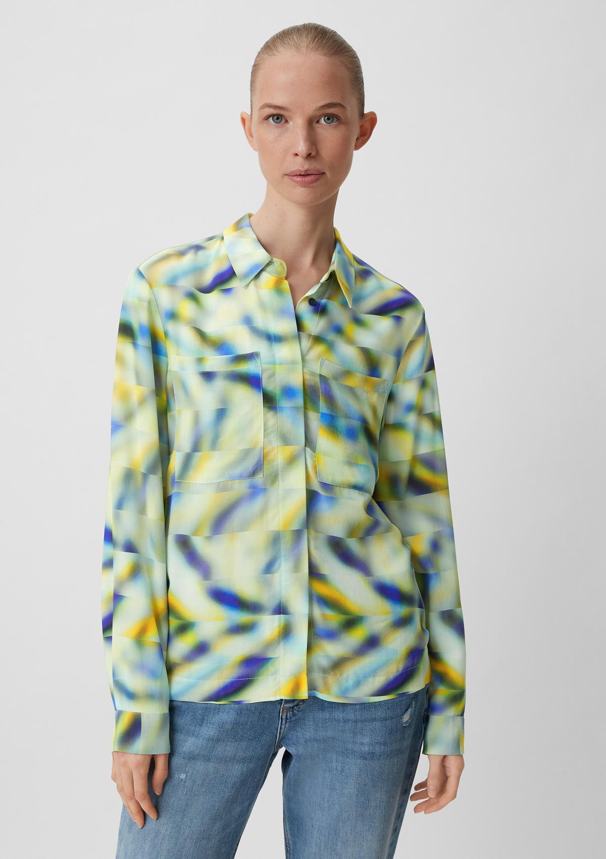 comma Viscose blouse with an all-over print