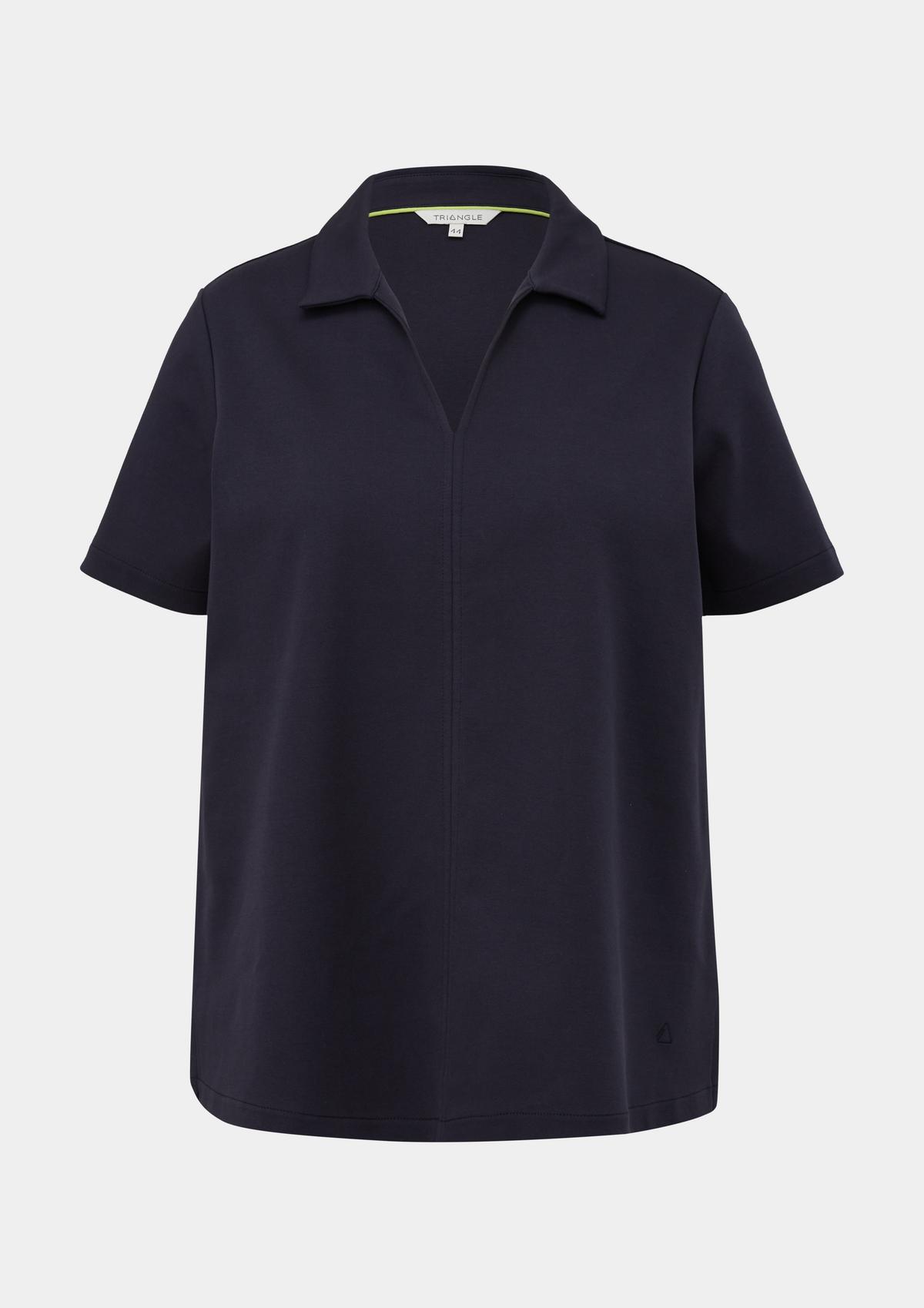 s.Oliver T-shirt with a flap collar