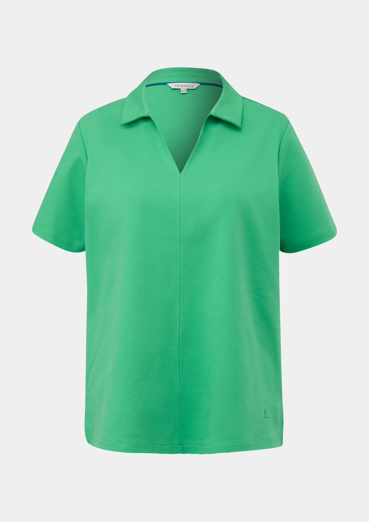 s.Oliver T-shirt with a flap collar