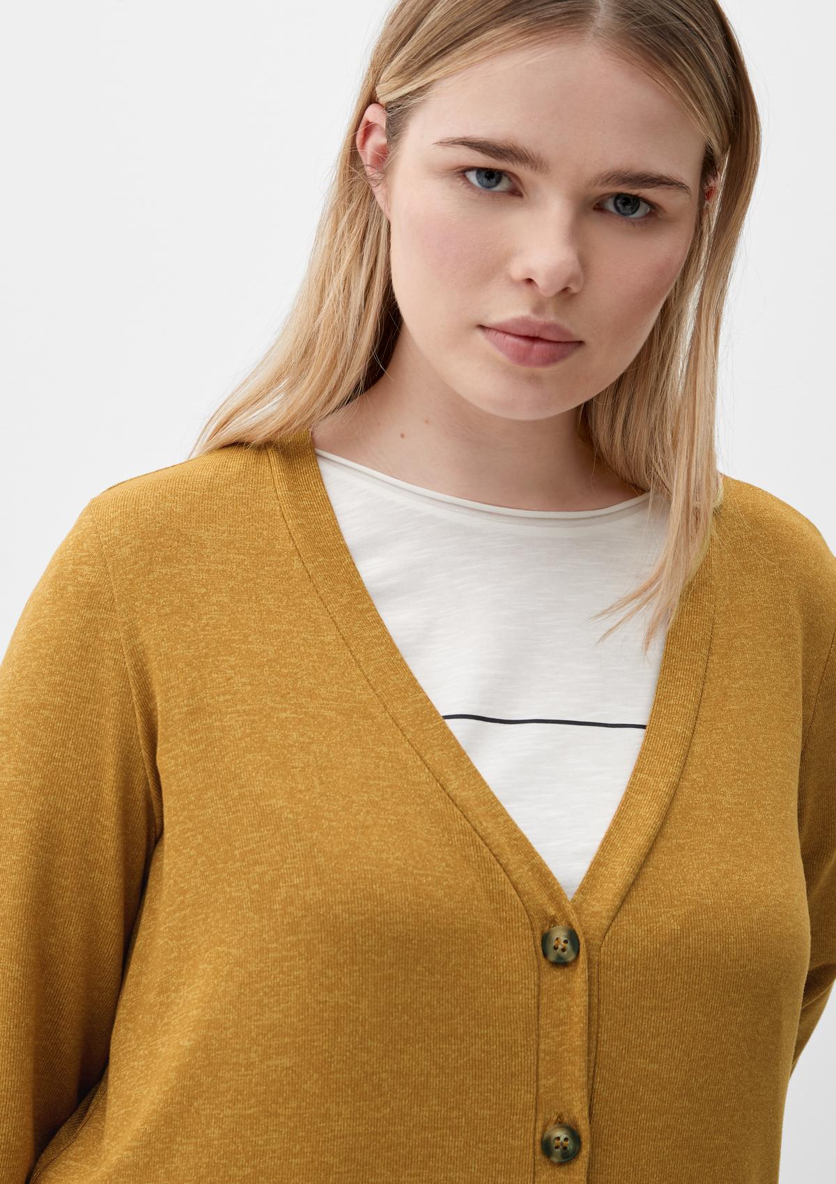 s.Oliver Cardigan in a knit look