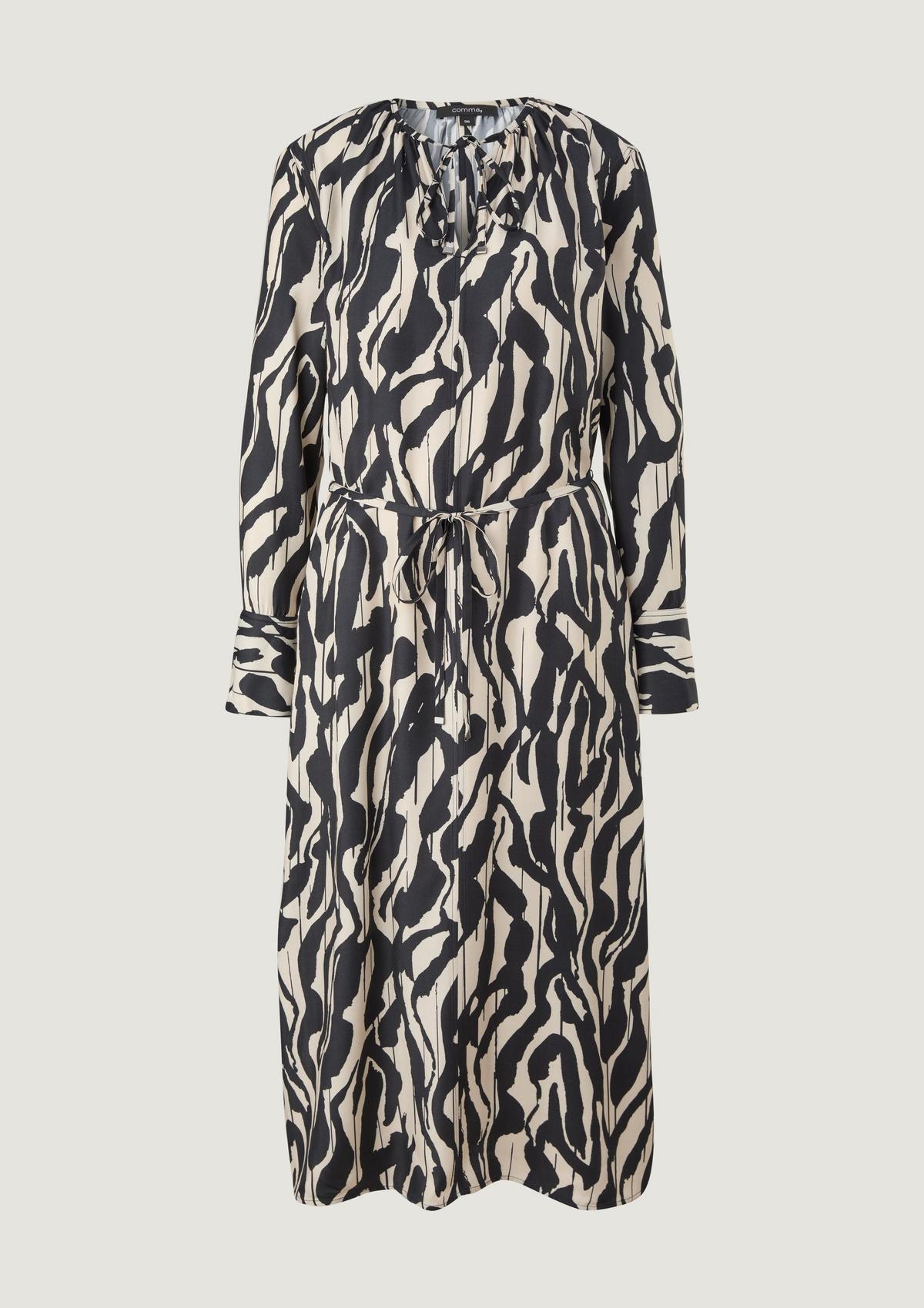 comma Maxi dress with all-over print