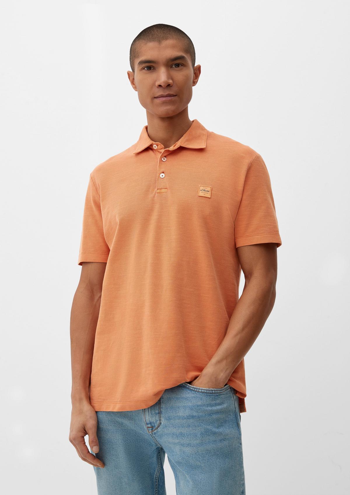 s.Oliver Poloshirt mit Label-Patch
