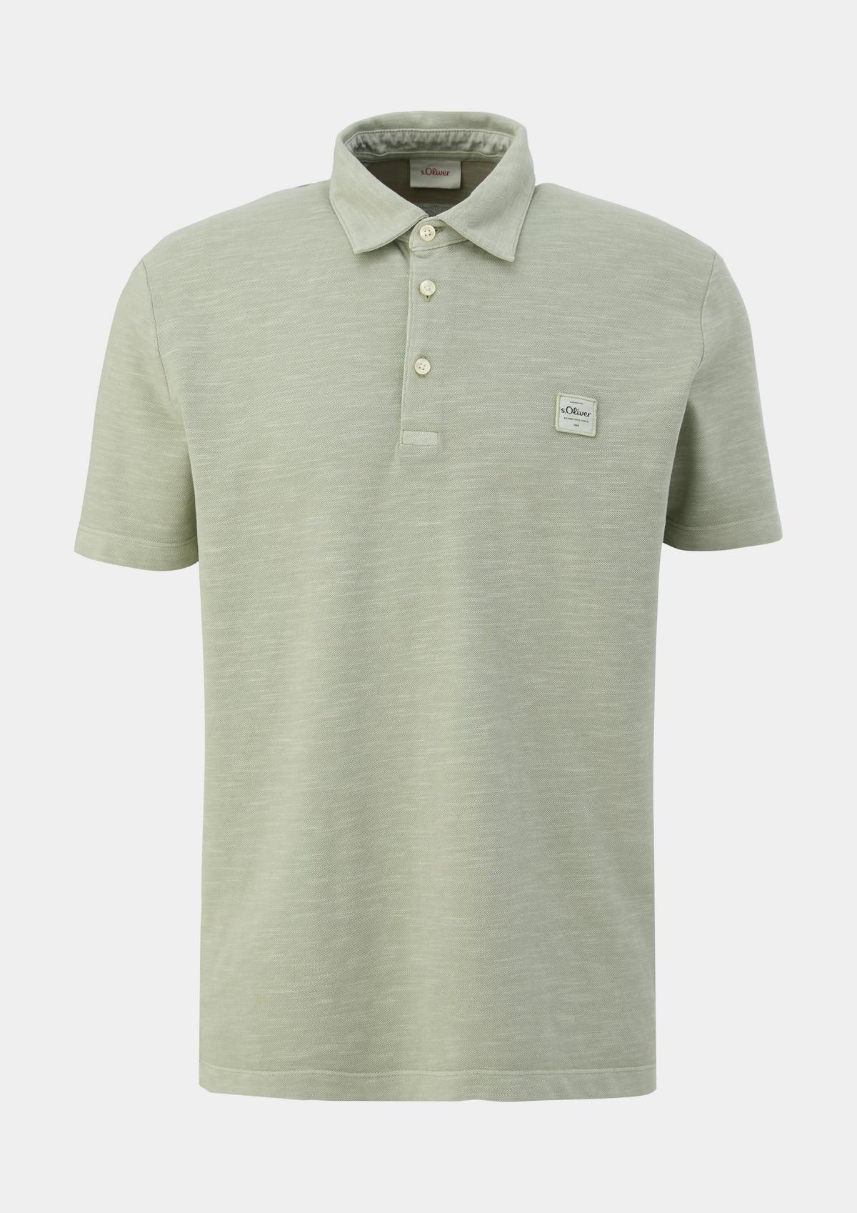 s.Oliver Poloshirt mit Label-Patch