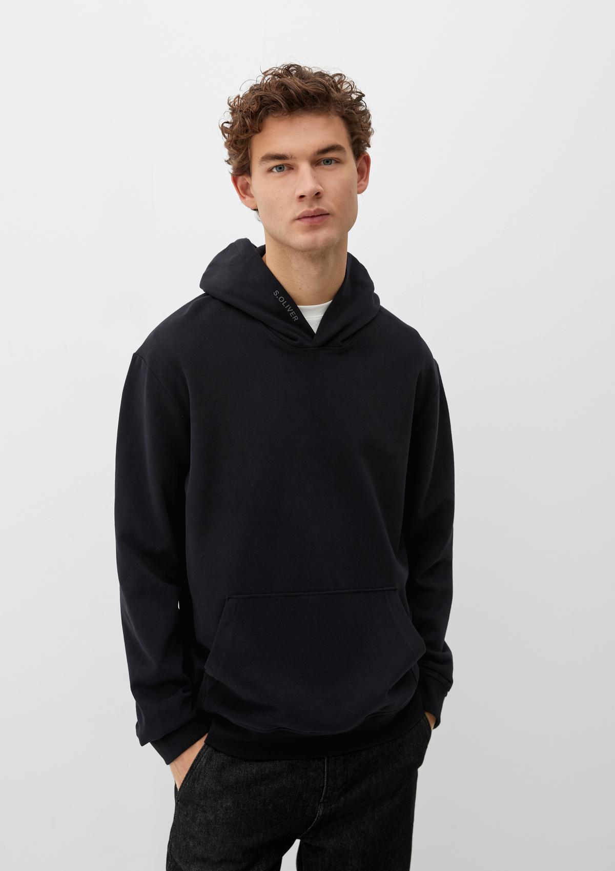 s.Oliver Hoodie with a rubber-coated print