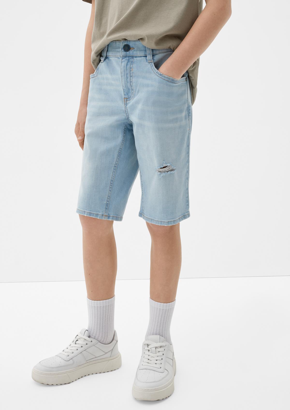 s.Oliver Regular fit: short slim leg jeans