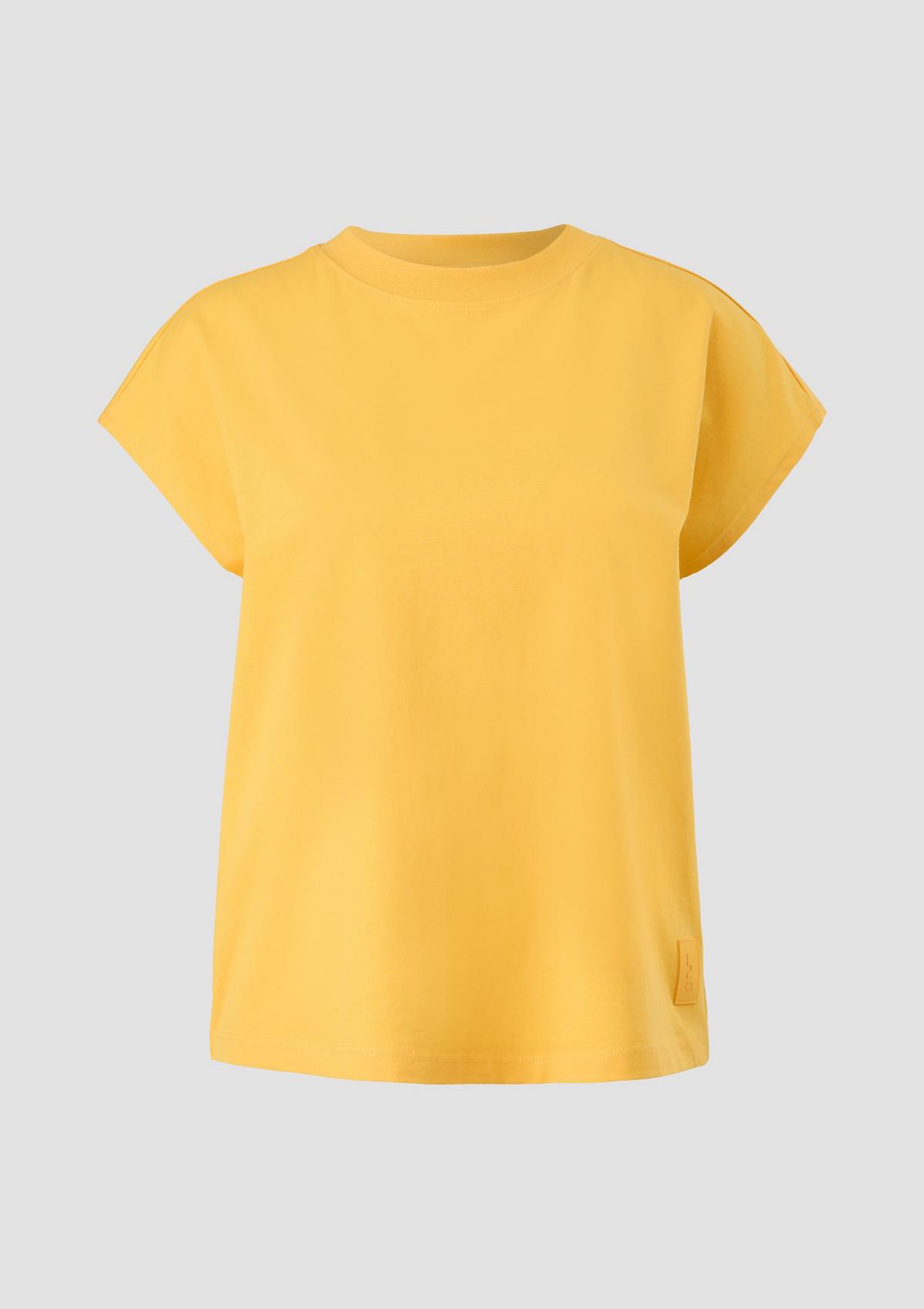 comma T-Shirt mit Label-Patch