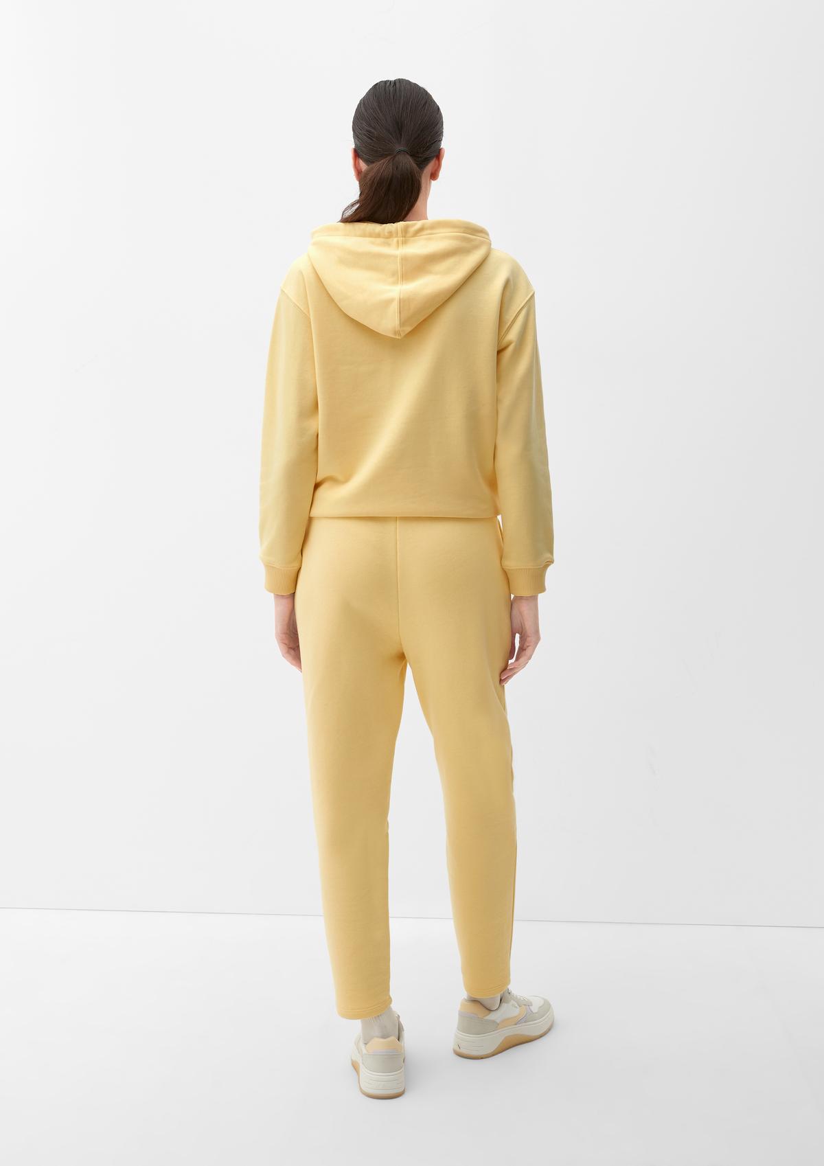 s.Oliver Loose fit: tracksuit bottoms made of sweatshirt fabric