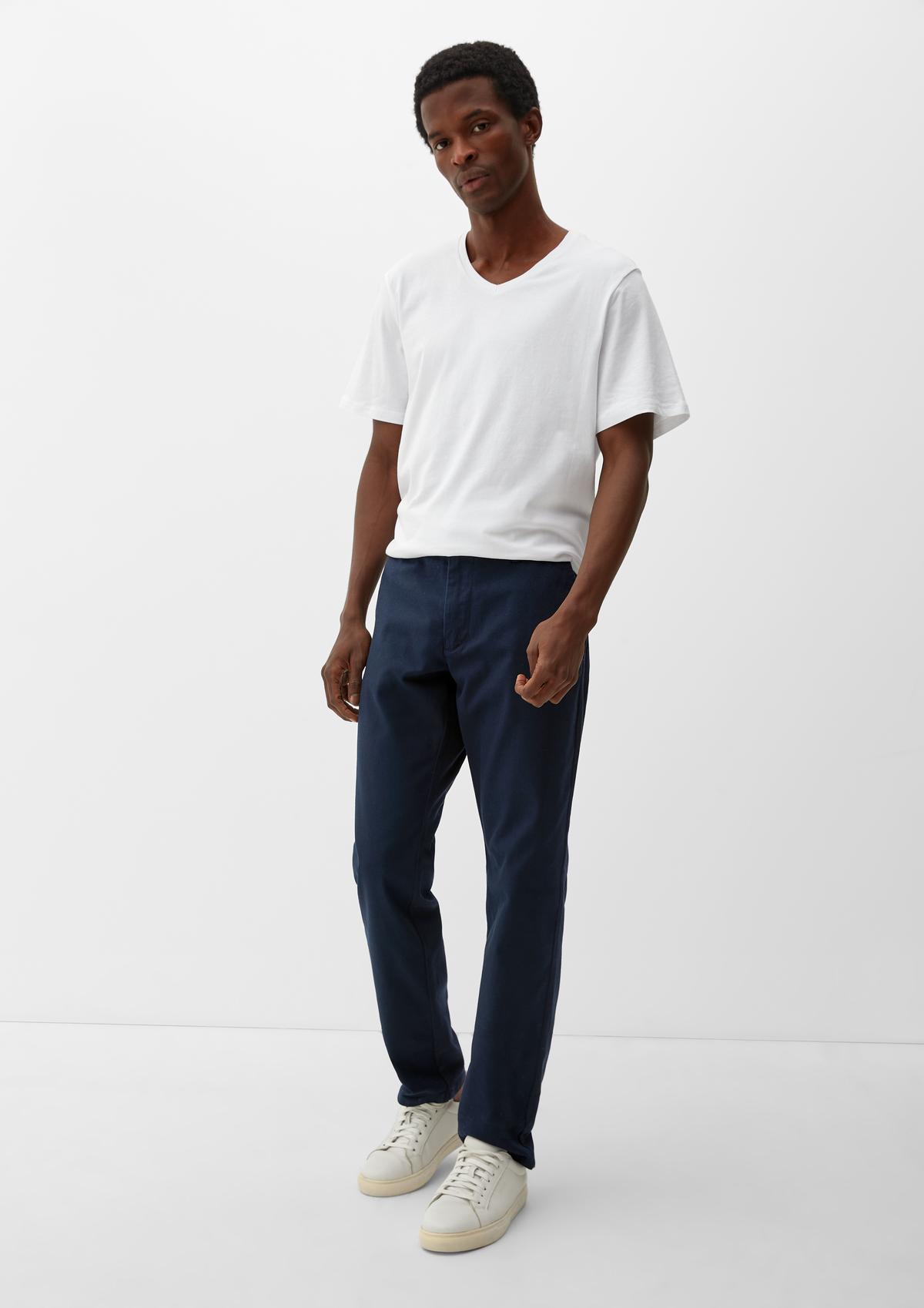 s.Oliver Regular fit: lyocell blend trousers