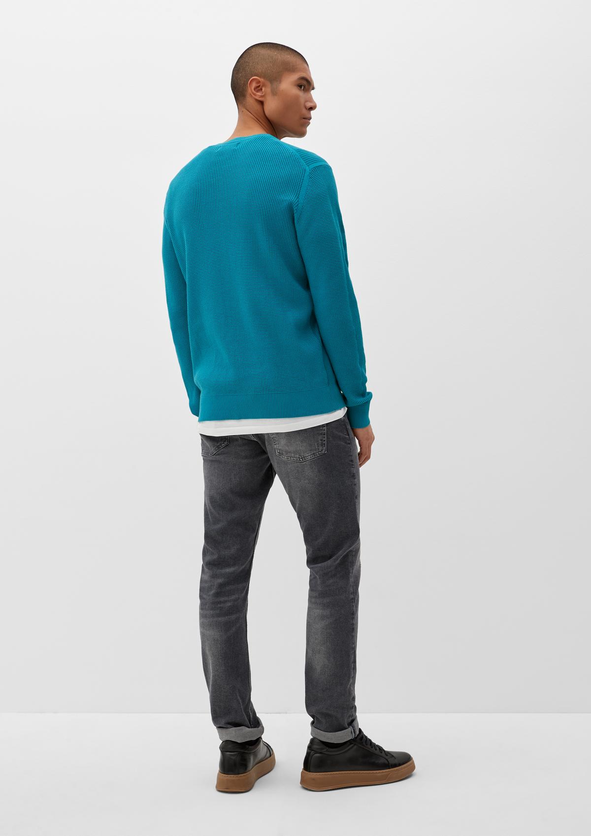s.Oliver Jumper with a waffle piqué texture