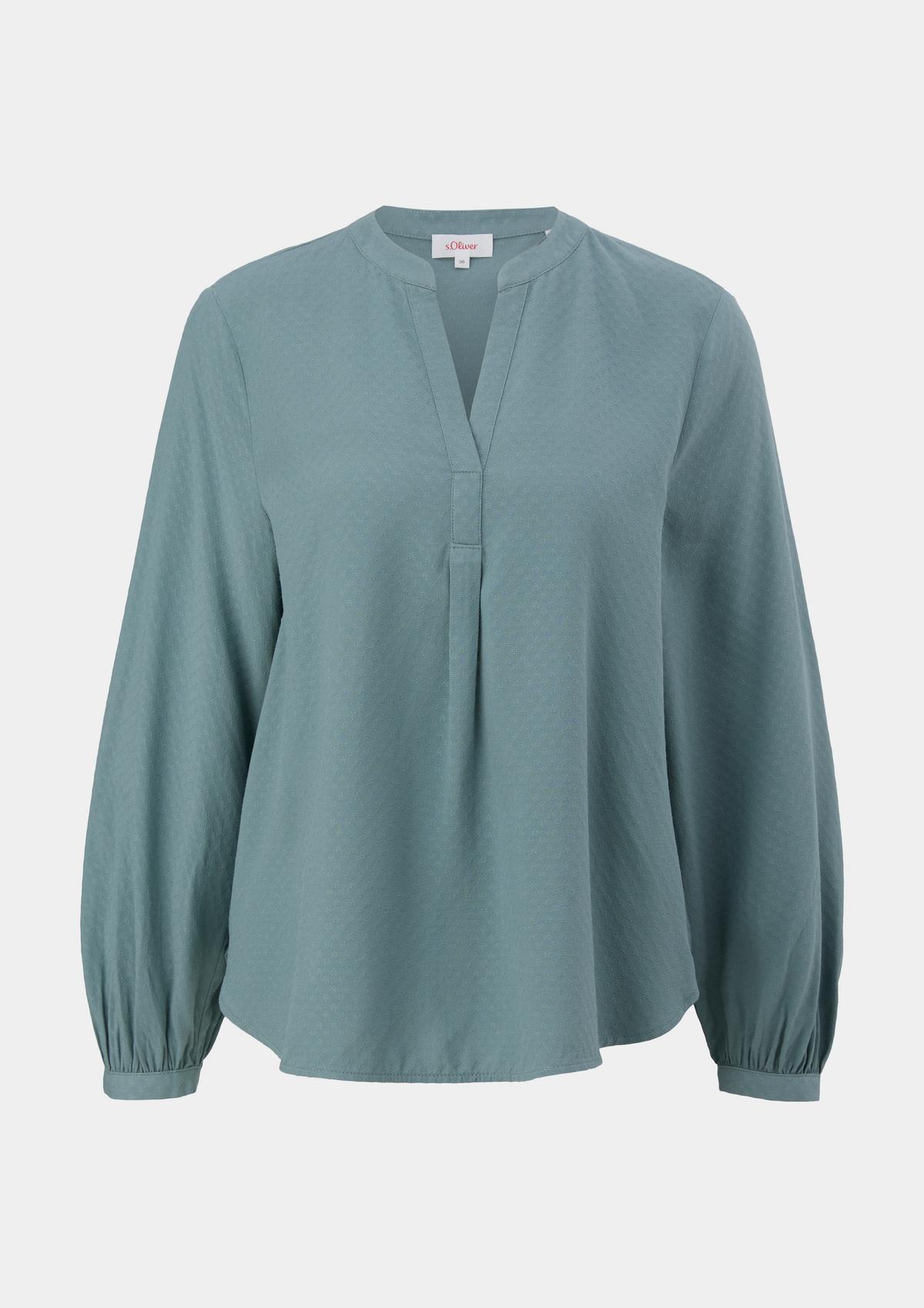 s.Oliver Tunic blouse with a dobby texture