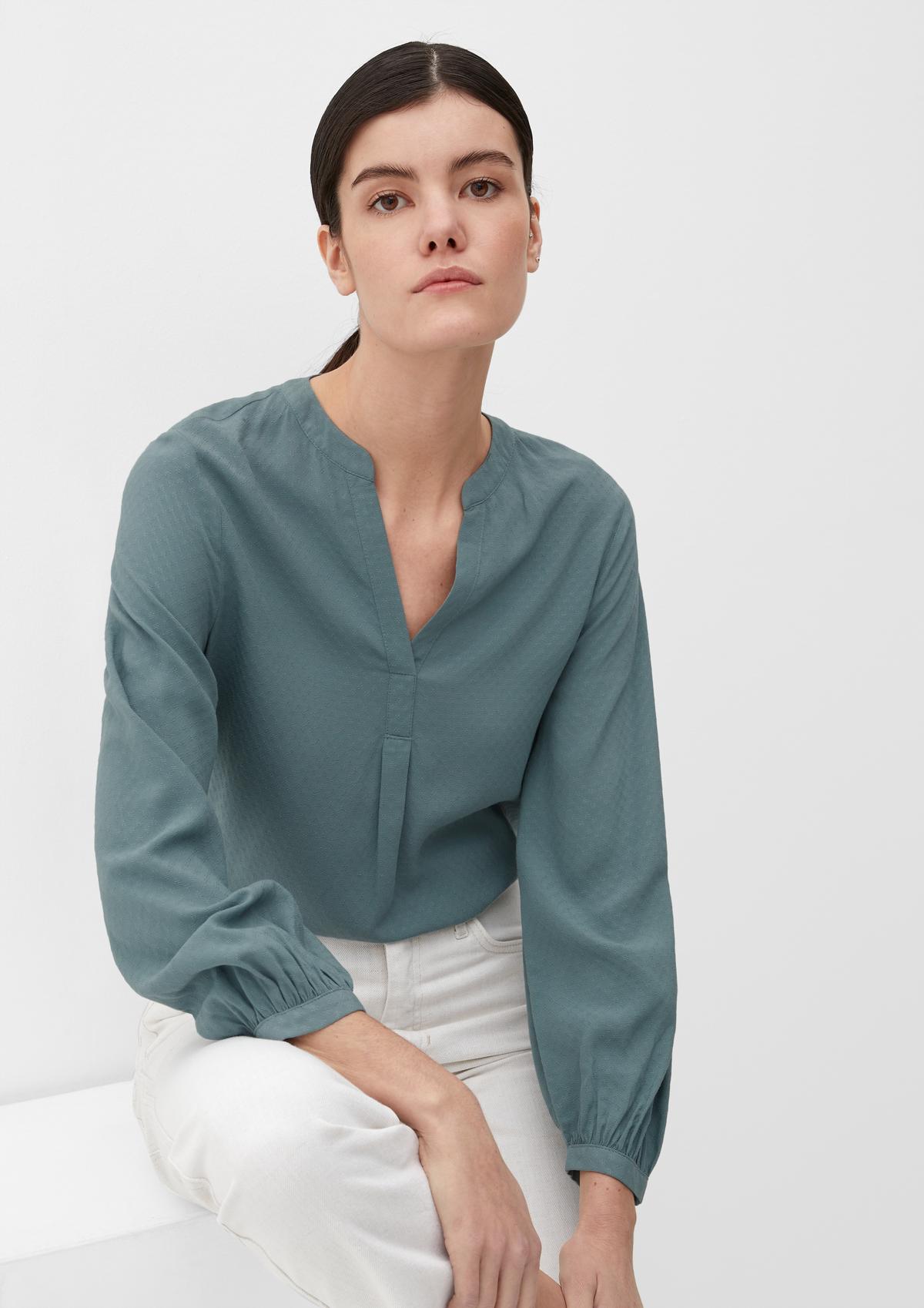 s.Oliver Tunic blouse with a dobby texture