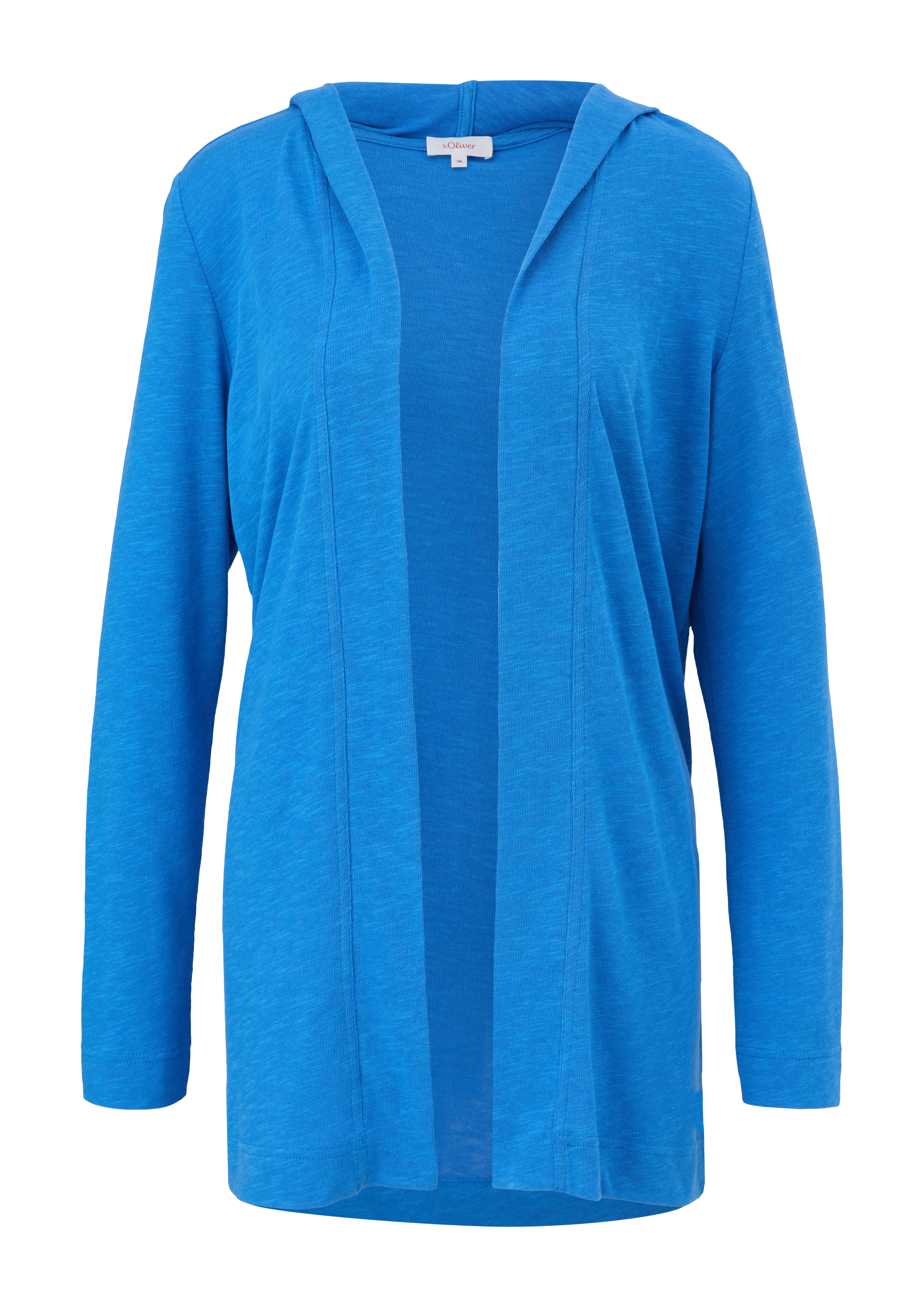 s.Oliver - Long-Cardigan aus Viskosemix, Damen, blau