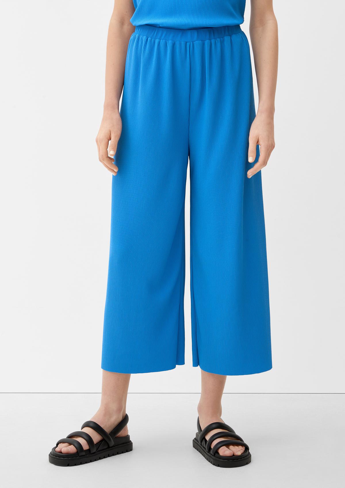 s.Oliver Regular fit: pleated culottes