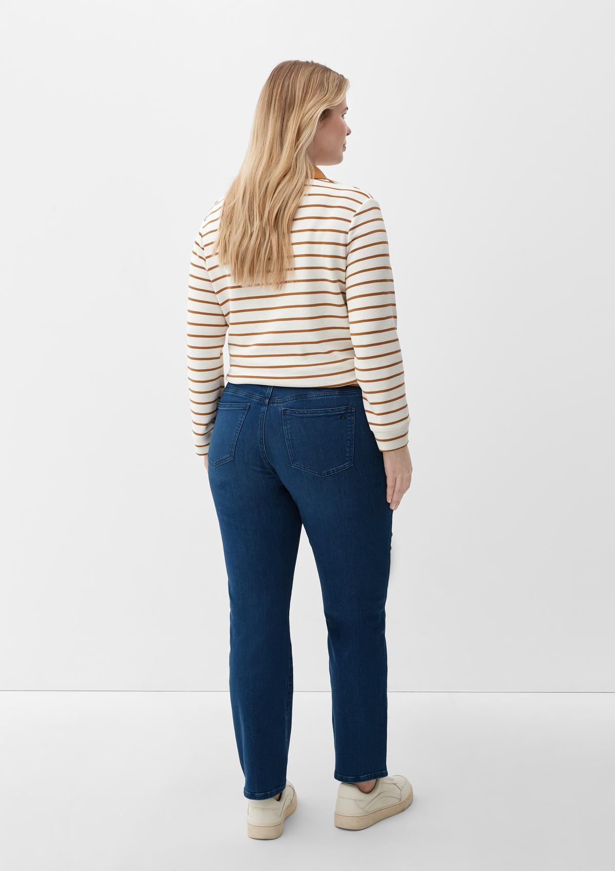 s.Oliver Slim: jeans met dubbele band