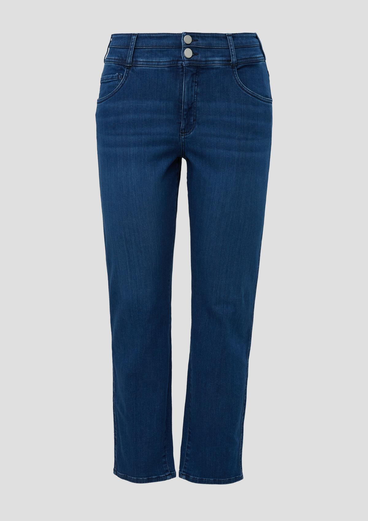 s.Oliver Slim fit: double waistband jeans
