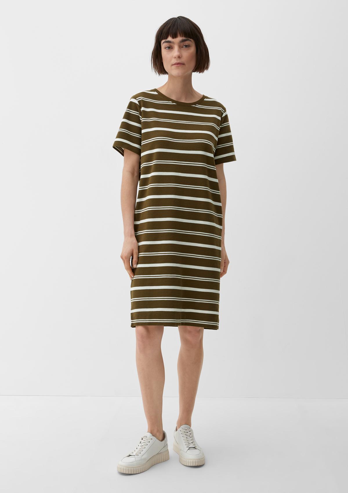 s.Oliver Midi dress with a stripe pattern