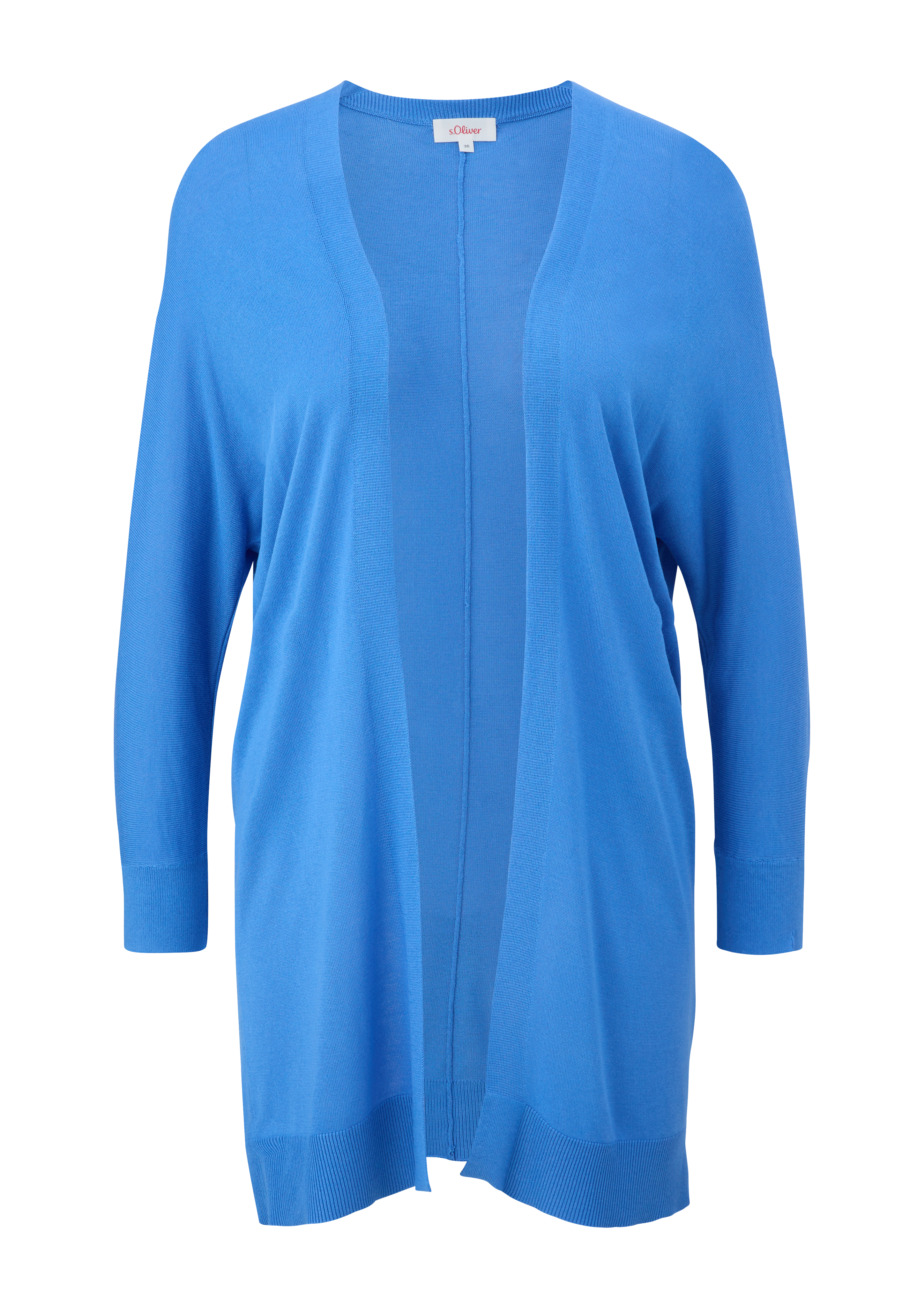 s.Oliver - Strickjacke aus Viskose, Damen, blau