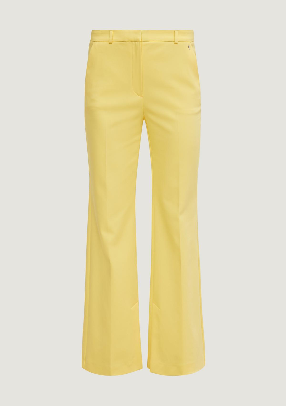 comma Regular fit: flared trousers