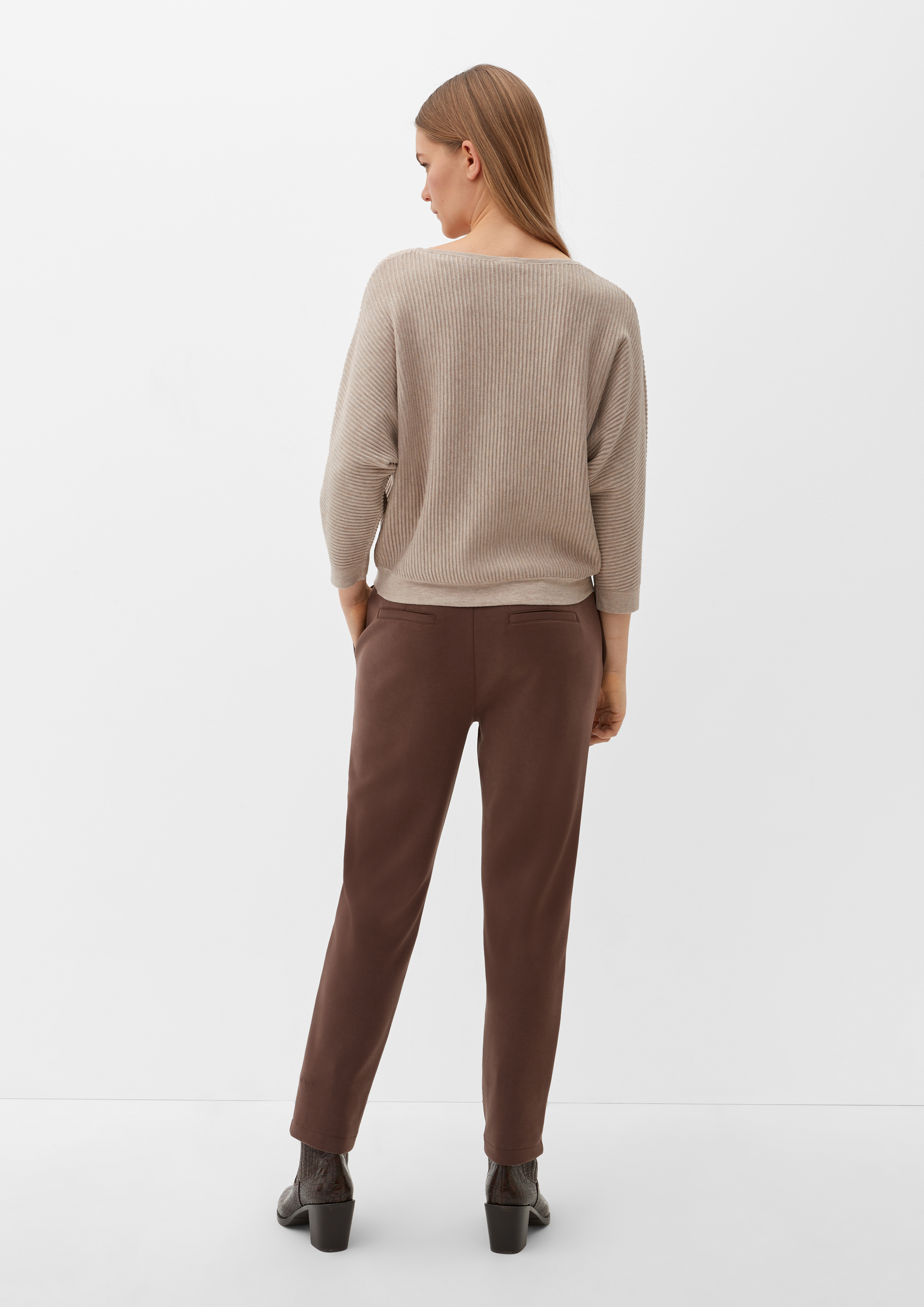 Strickpullover mit U-Boot-Ausschnitt - navy | s.Oliver