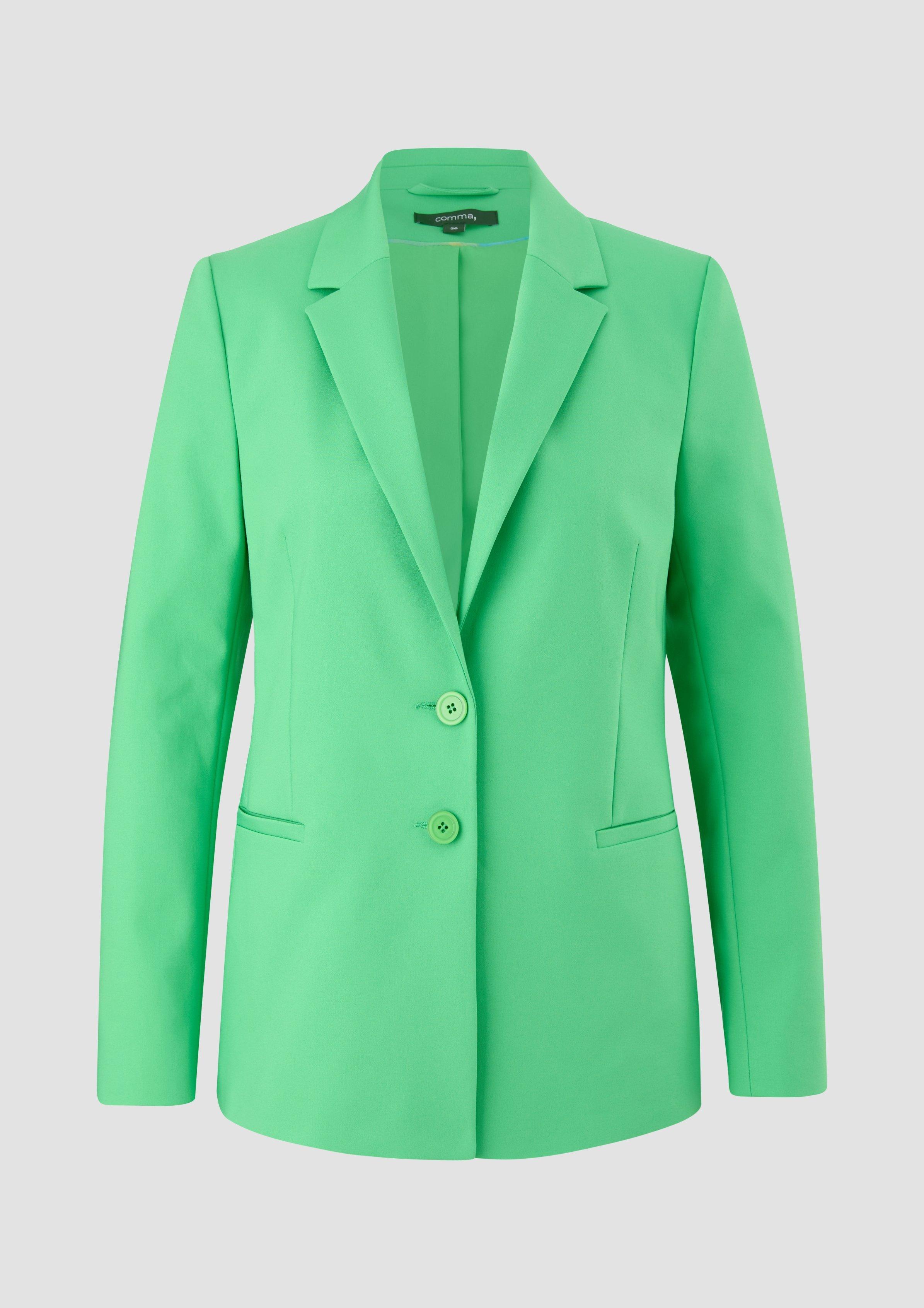 Blazer mit taillierter Passform - grün | Comma