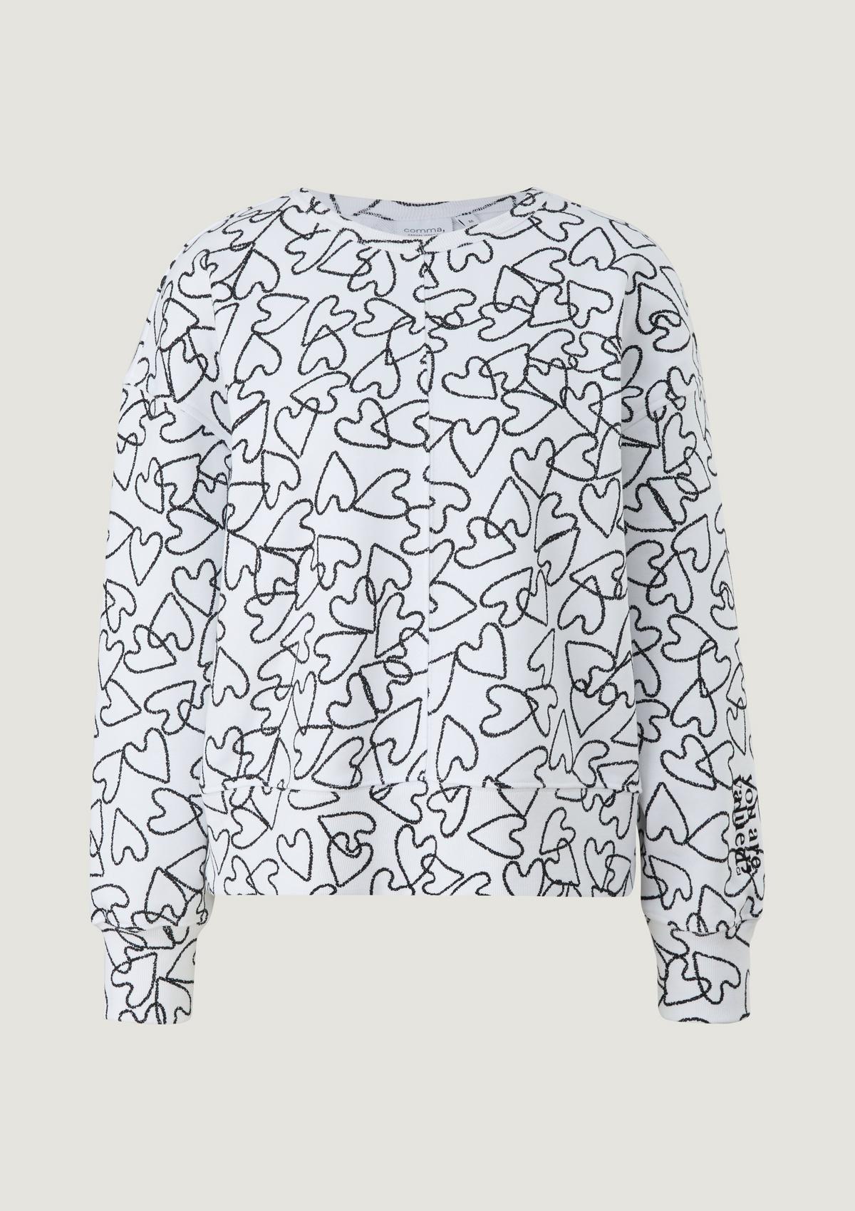 comma Sweatshirt im Relaxed Fit 