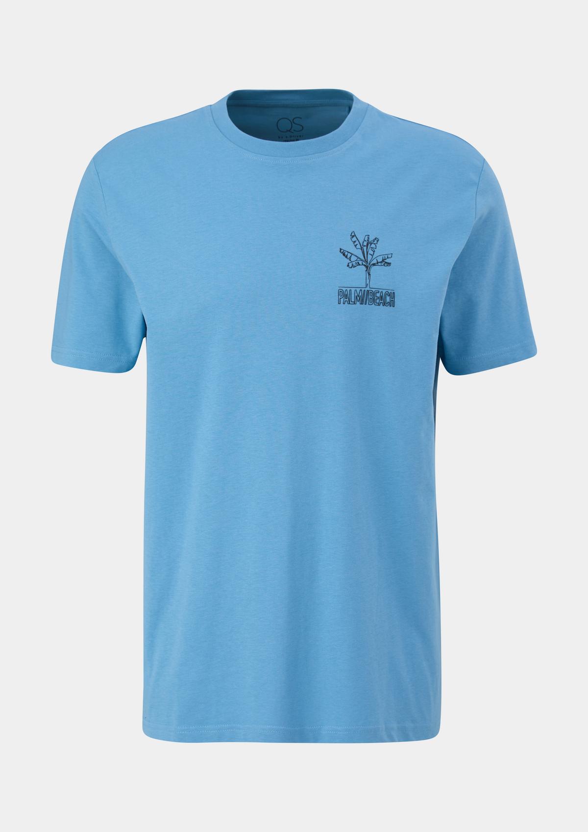 Baumwollshirt mit Rückenprint - zartrosa | T-Shirts