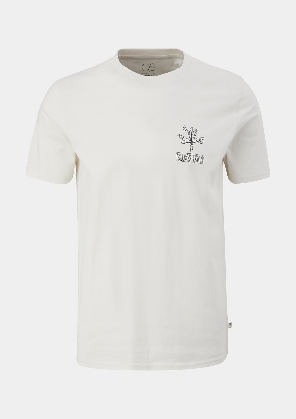 s.Oliver Regular: Pamučna majica s printom na leđima
