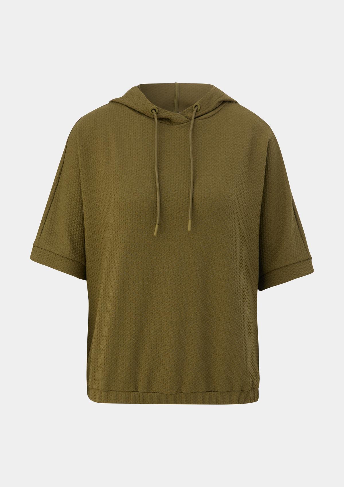 olivgrün Viskosemix - Sweatshirt aus