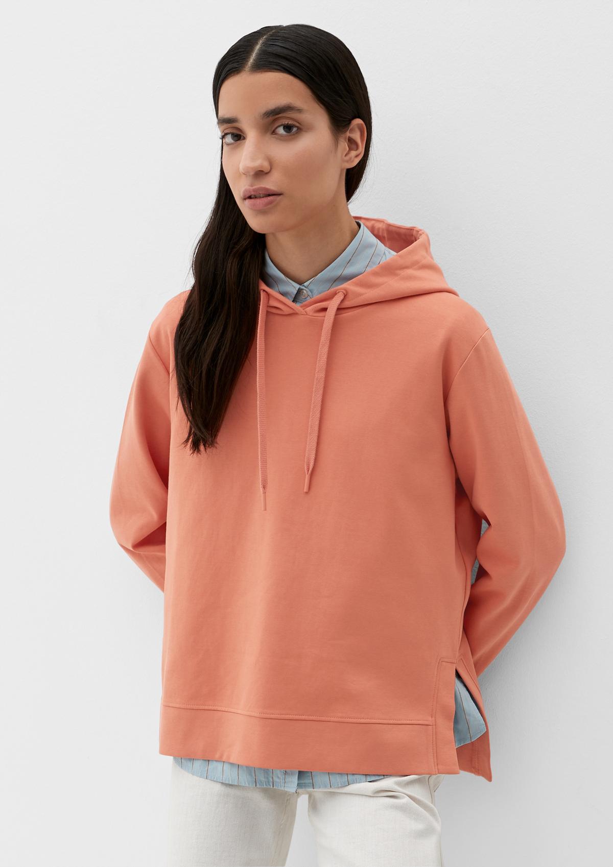 s.Oliver Hooded sweatshirt made of stretch cotton