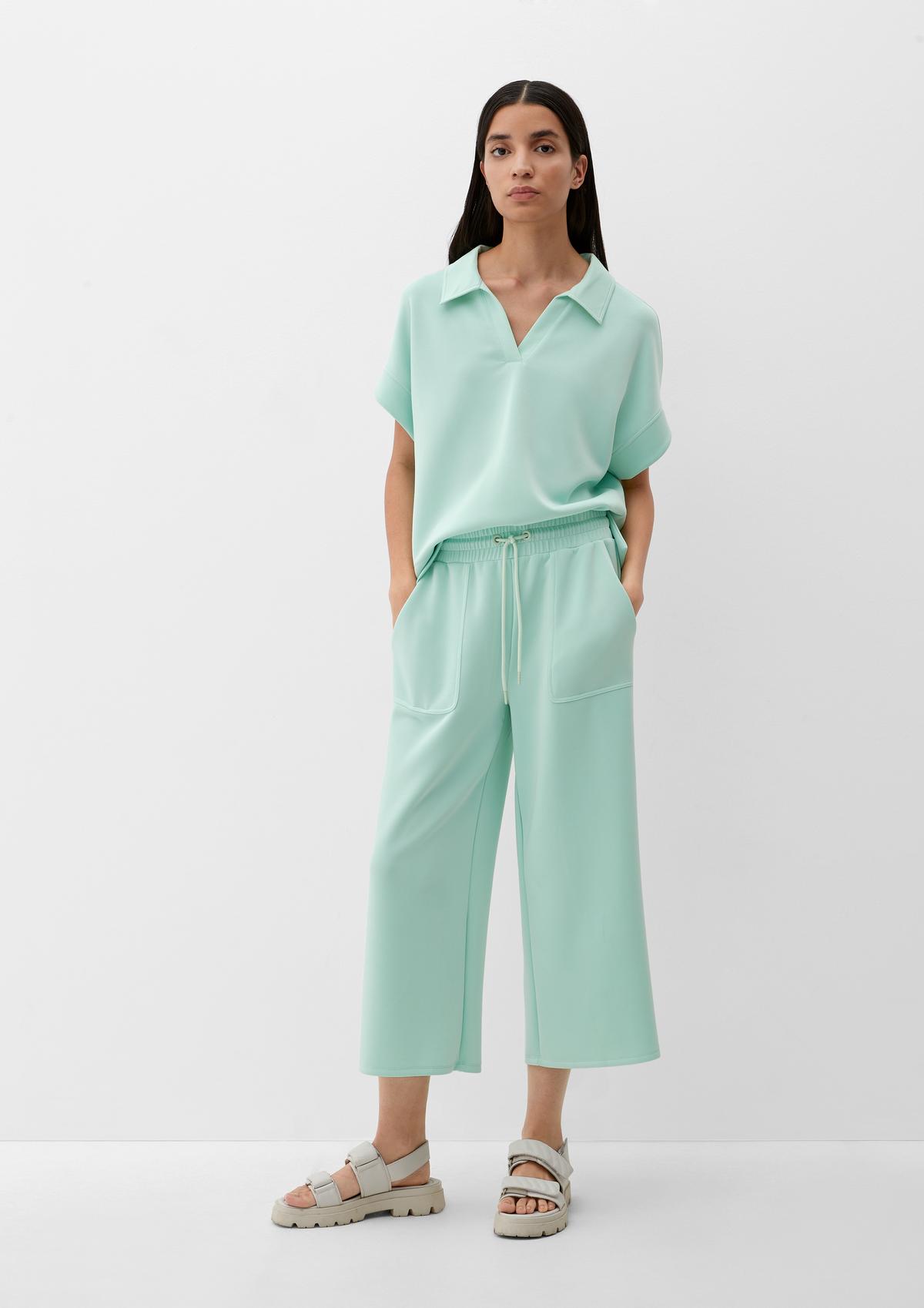 s.Oliver Relaxed fit: culottes in blended modal
