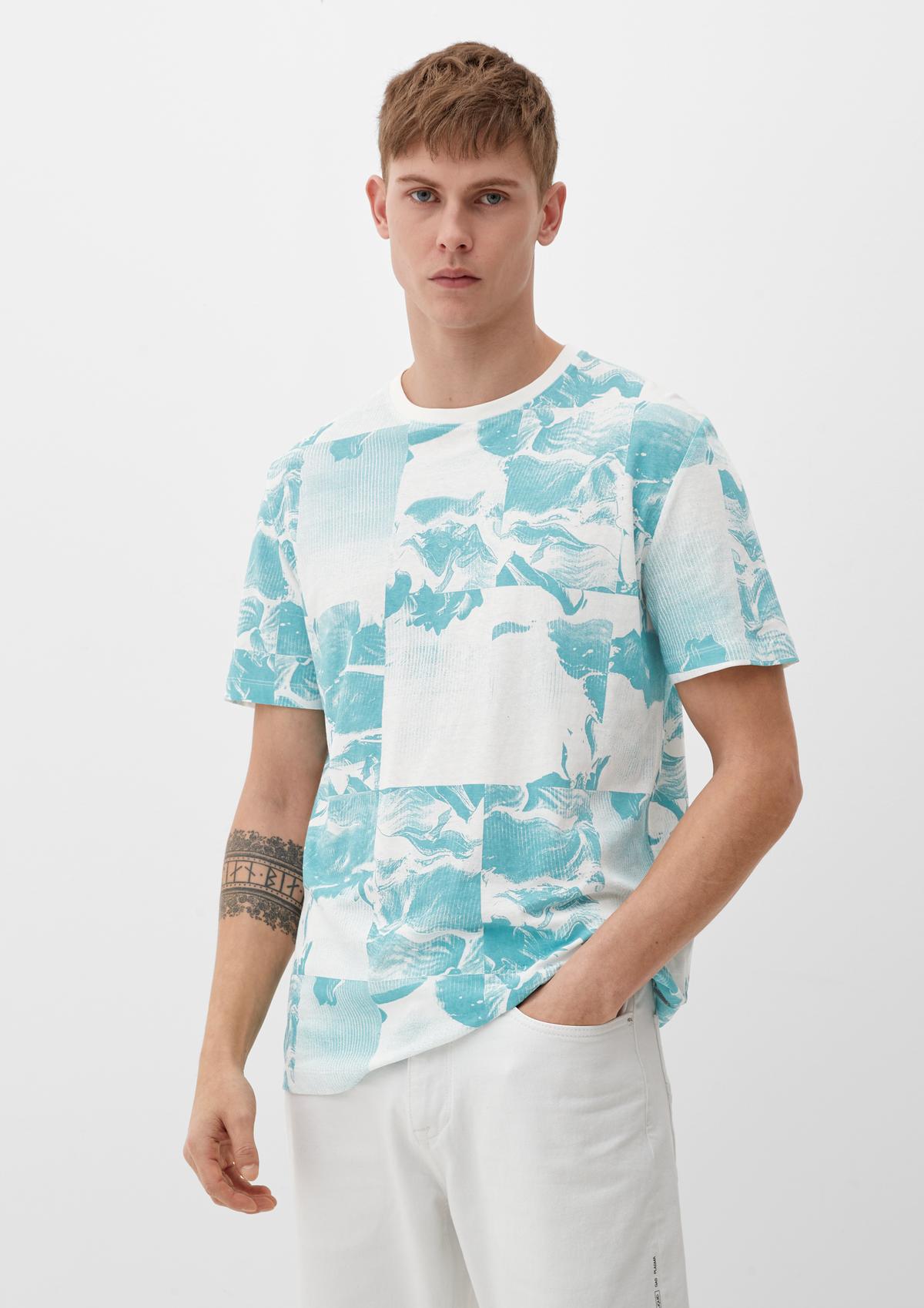 s.Oliver T-Shirt mit Alloverprint
