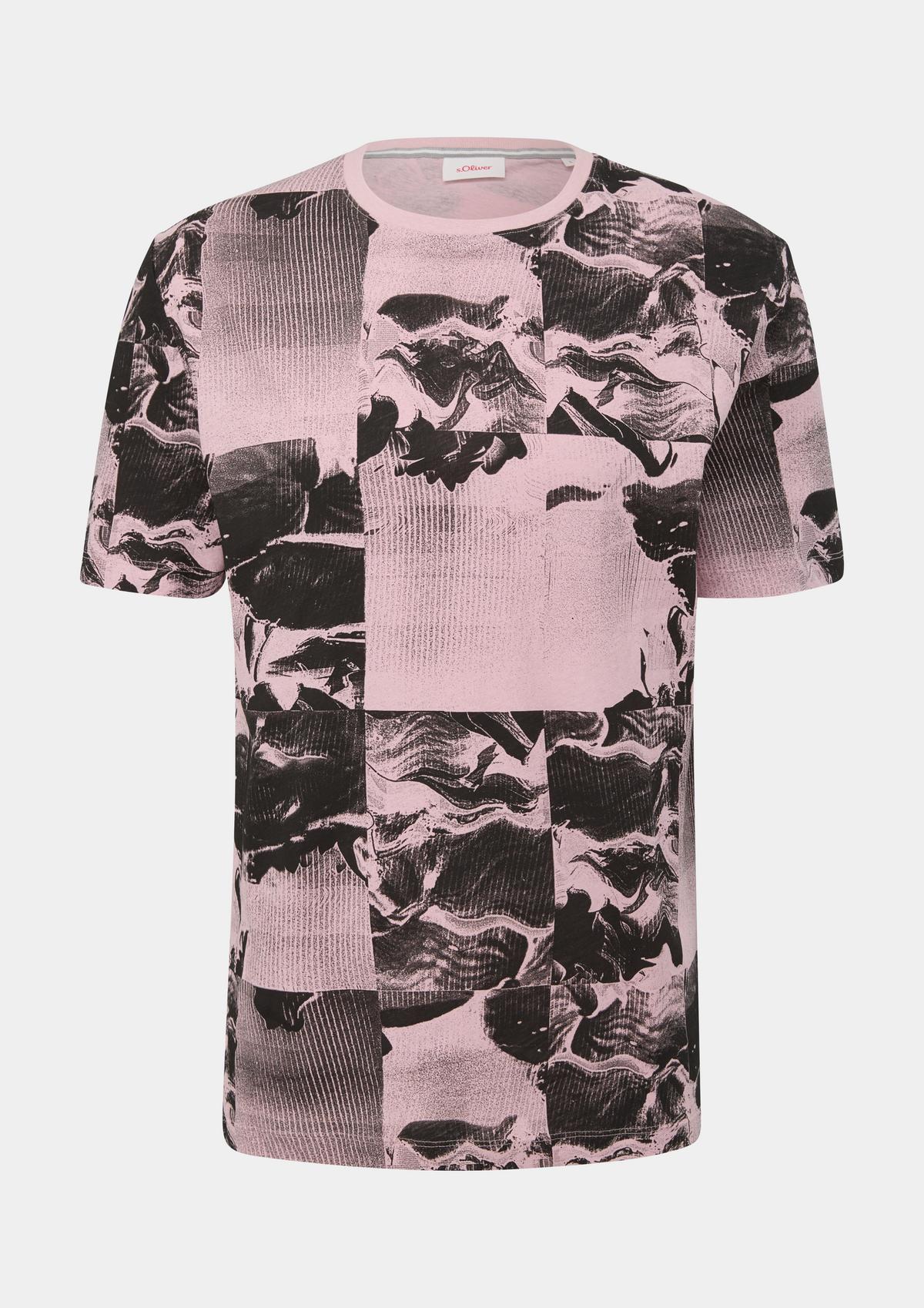 s.Oliver T-Shirt mit Alloverprint