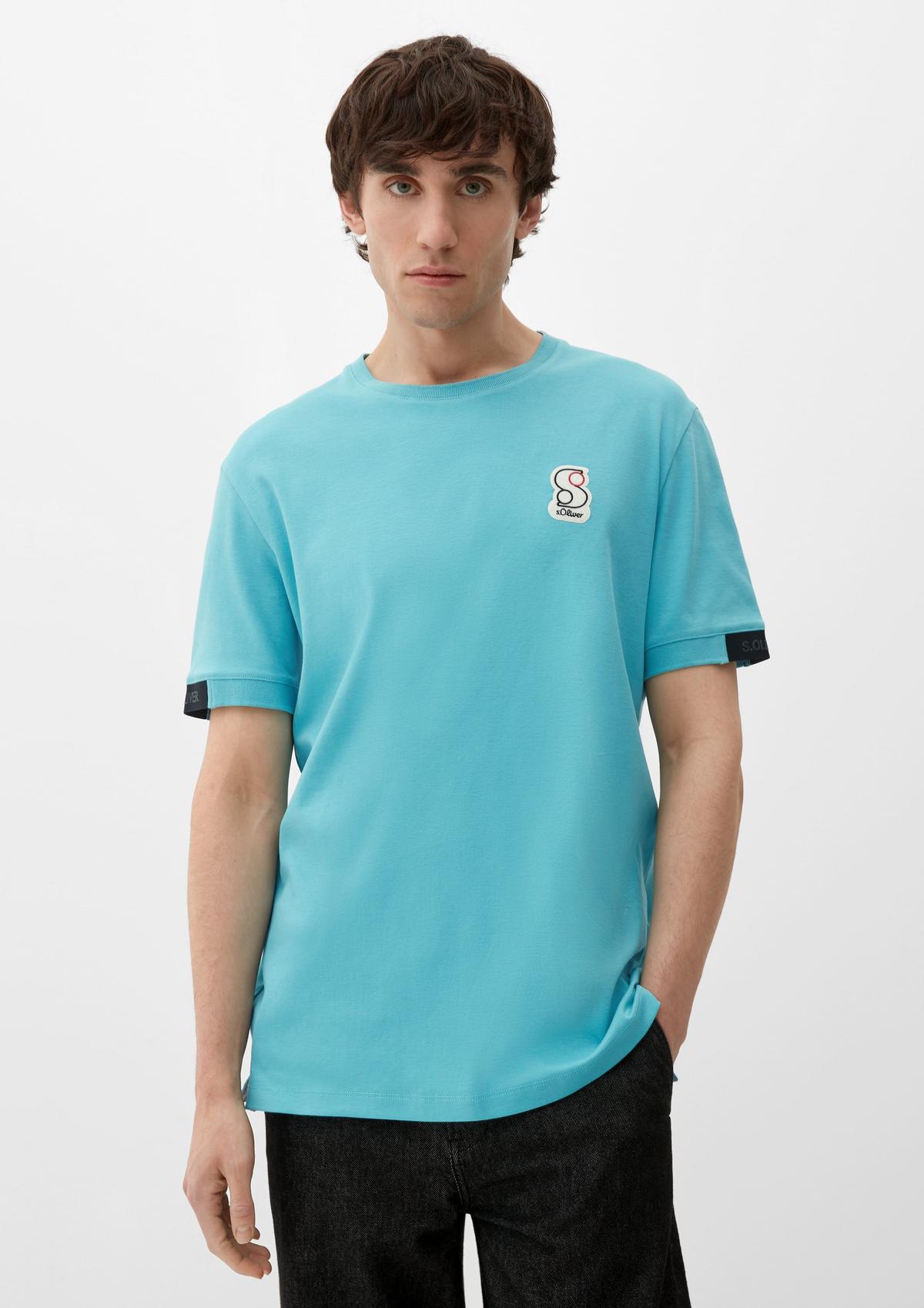 s.Oliver T-shirt animé d’un patch à l’effigie de la marque