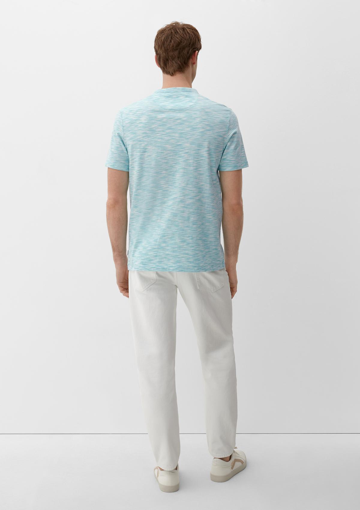 s.Oliver T-shirt with Henley neckline
