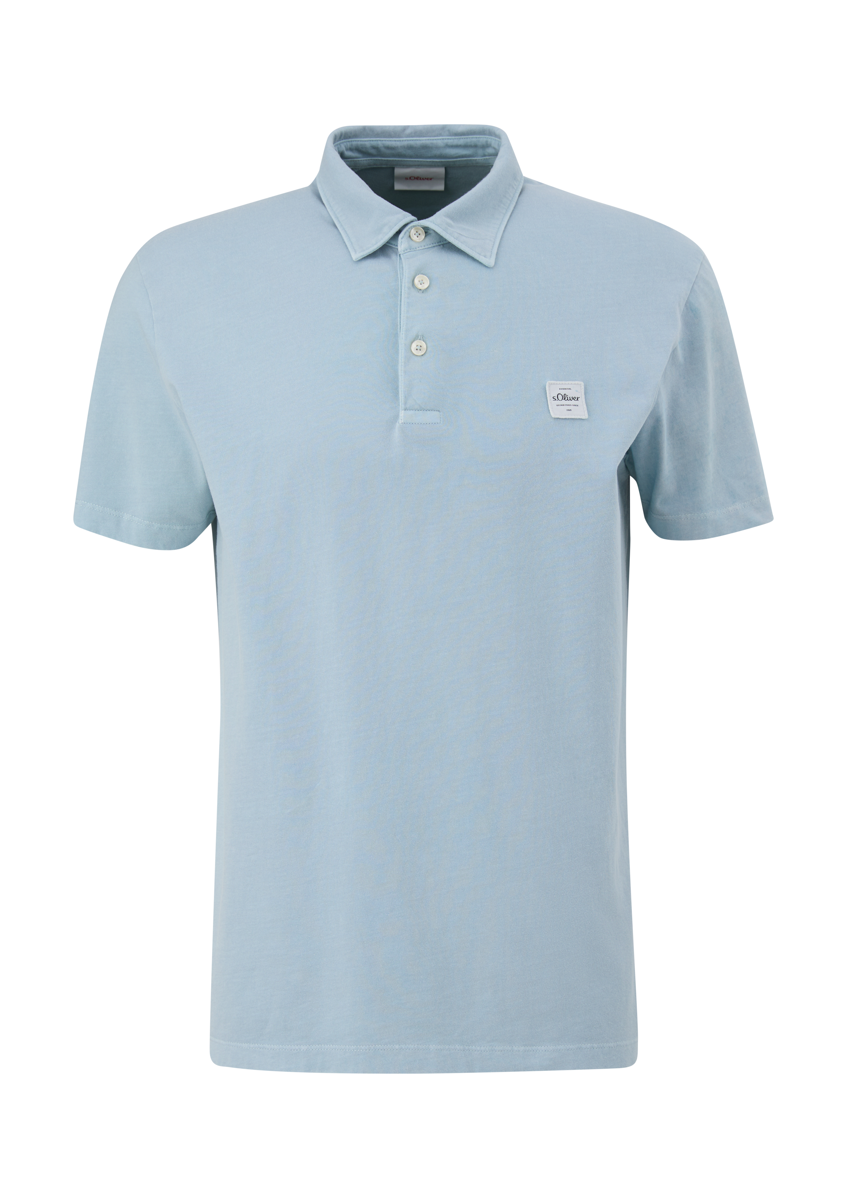 s.Oliver - Poloshirt aus Jersey, Herren, blau